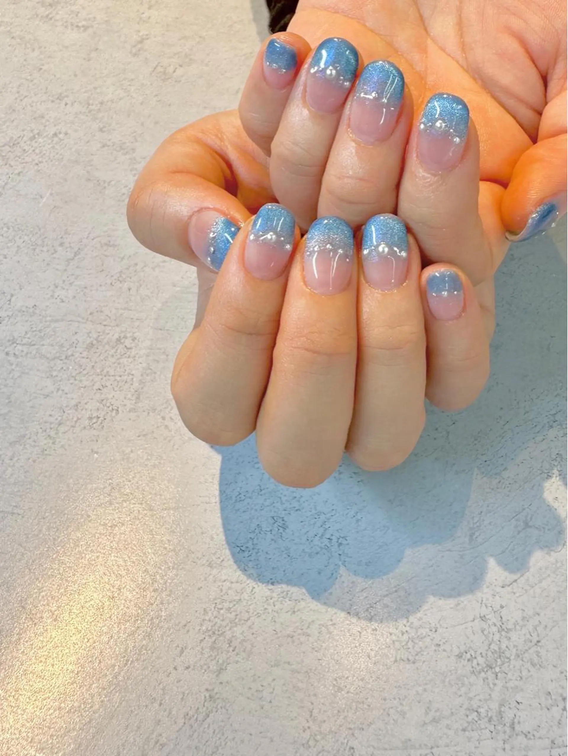 ネイル グラデーション マグネットネイル ハンドネイル Baden Nail ﾊﾞ-ﾃﾞﾝ ﾈｲﾙのネイルデザイン