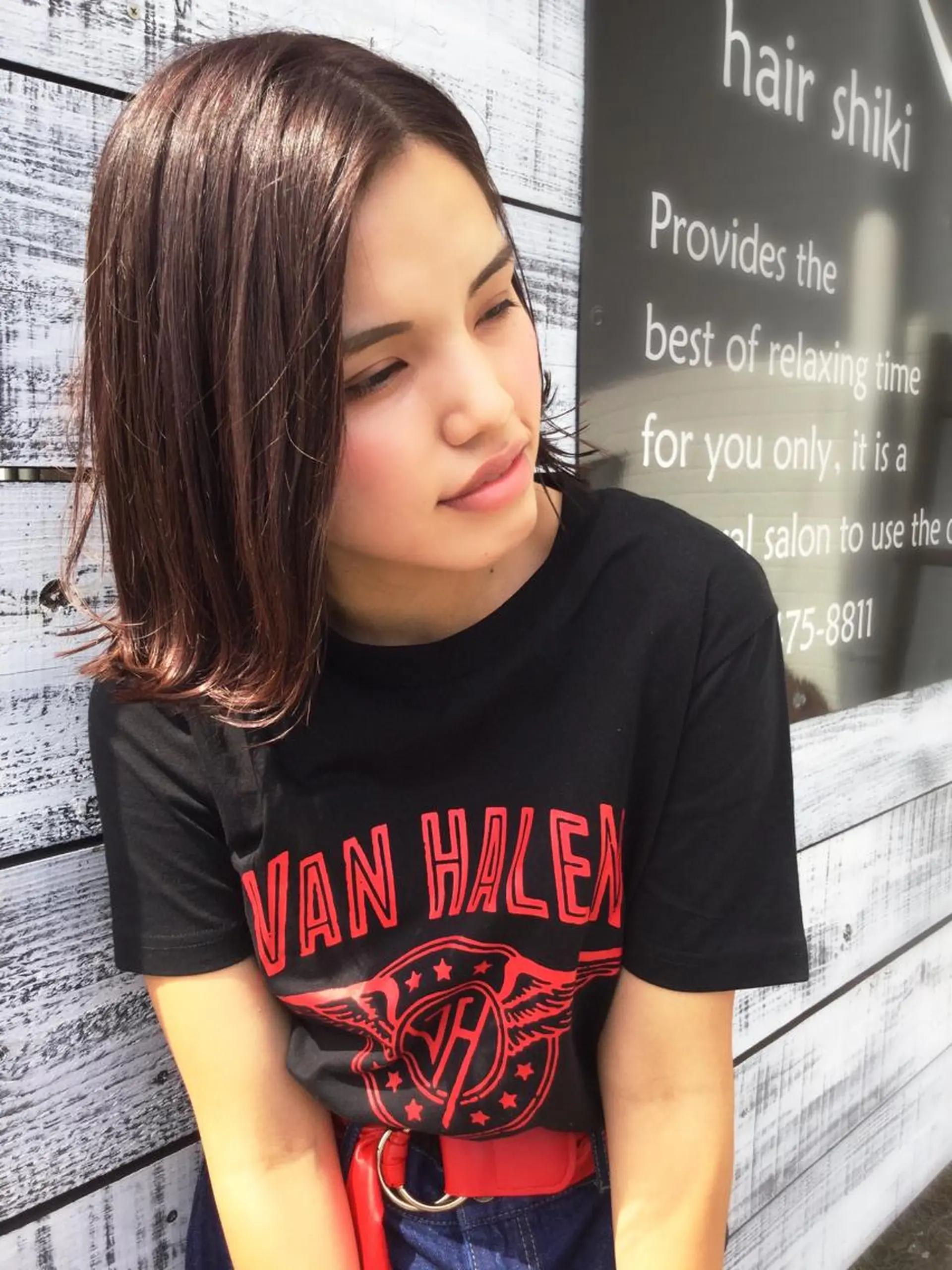 ミディアム hair shiki -志希-のヘアスタイル