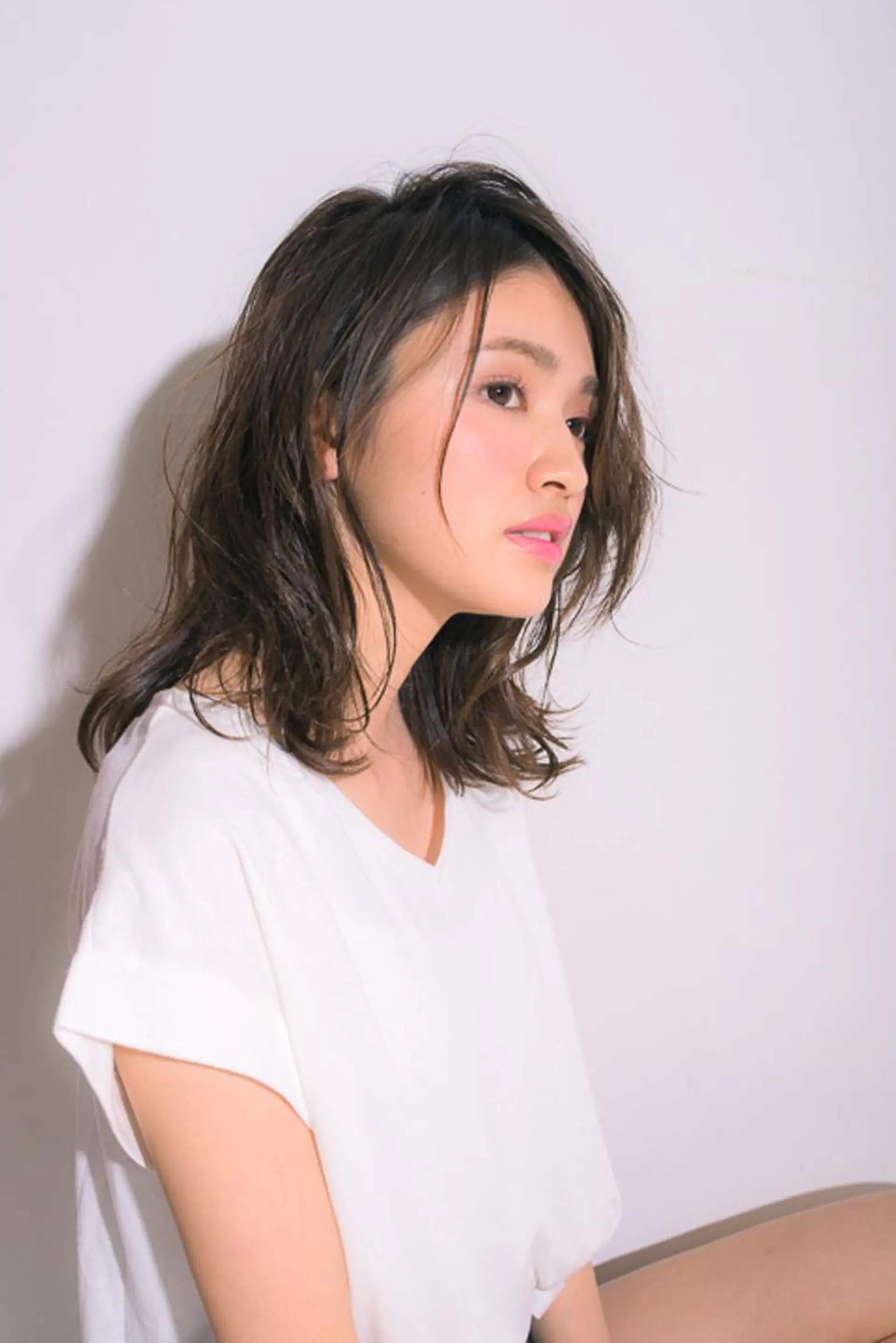 ミディアム カット ヘアカラー トリートメント RecheRche 池袋のヘアスタイル