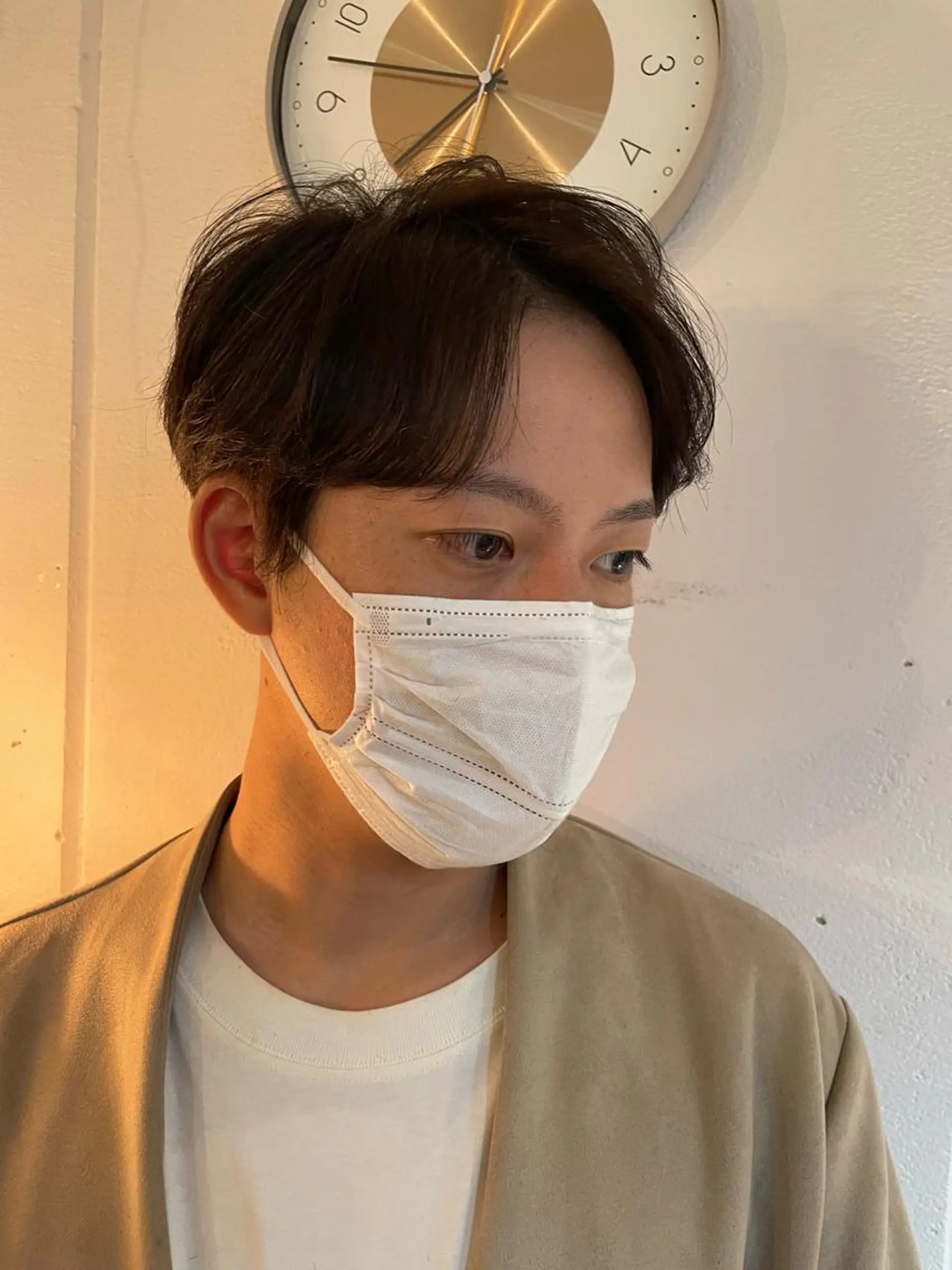 メンズ 京都美容師 塩のヘアスタイル