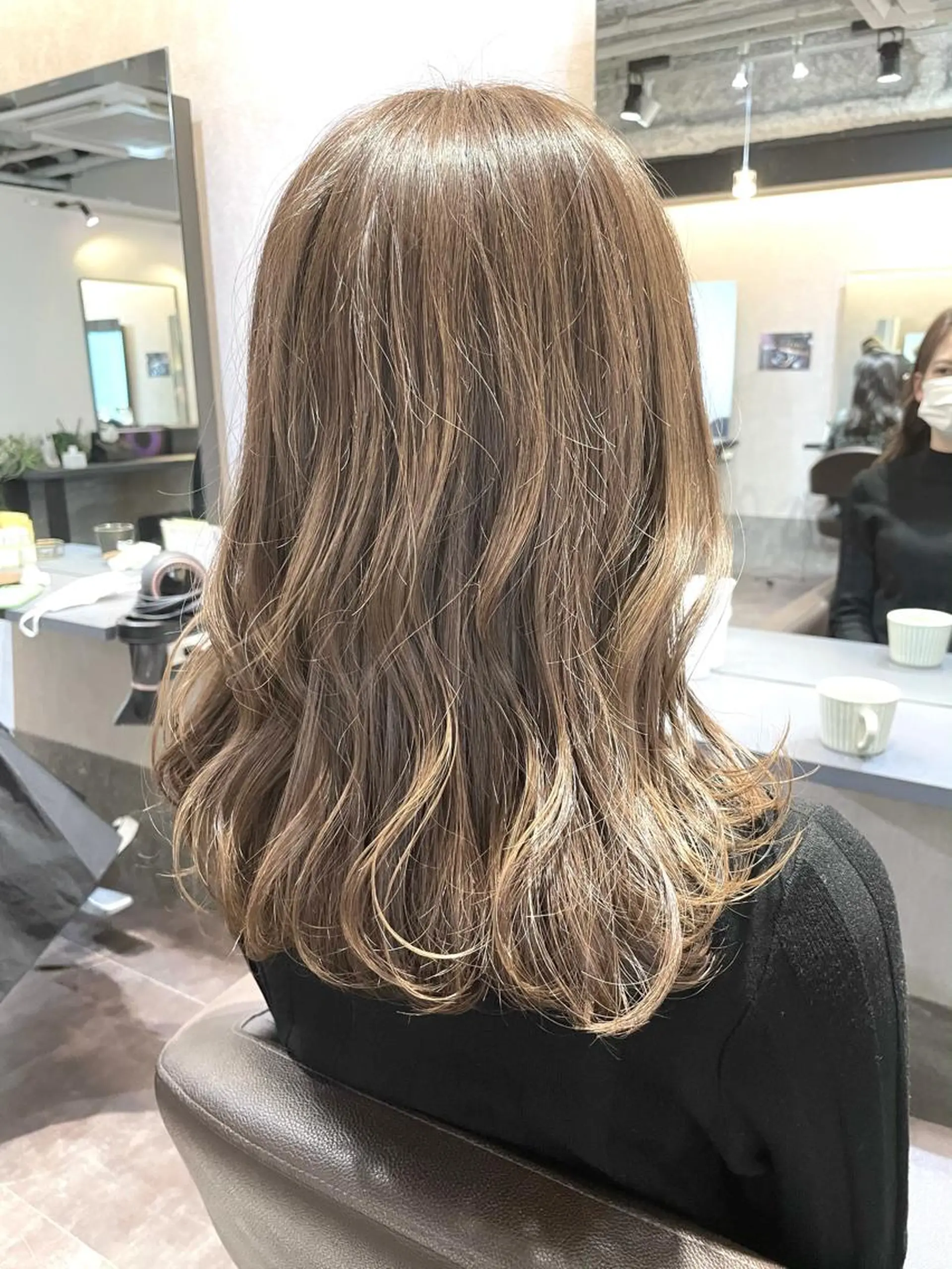 セミロング カット ヘアカラー 赤味消し髪質改善特化 🫧eyl西梅田🫧のヘアスタイル