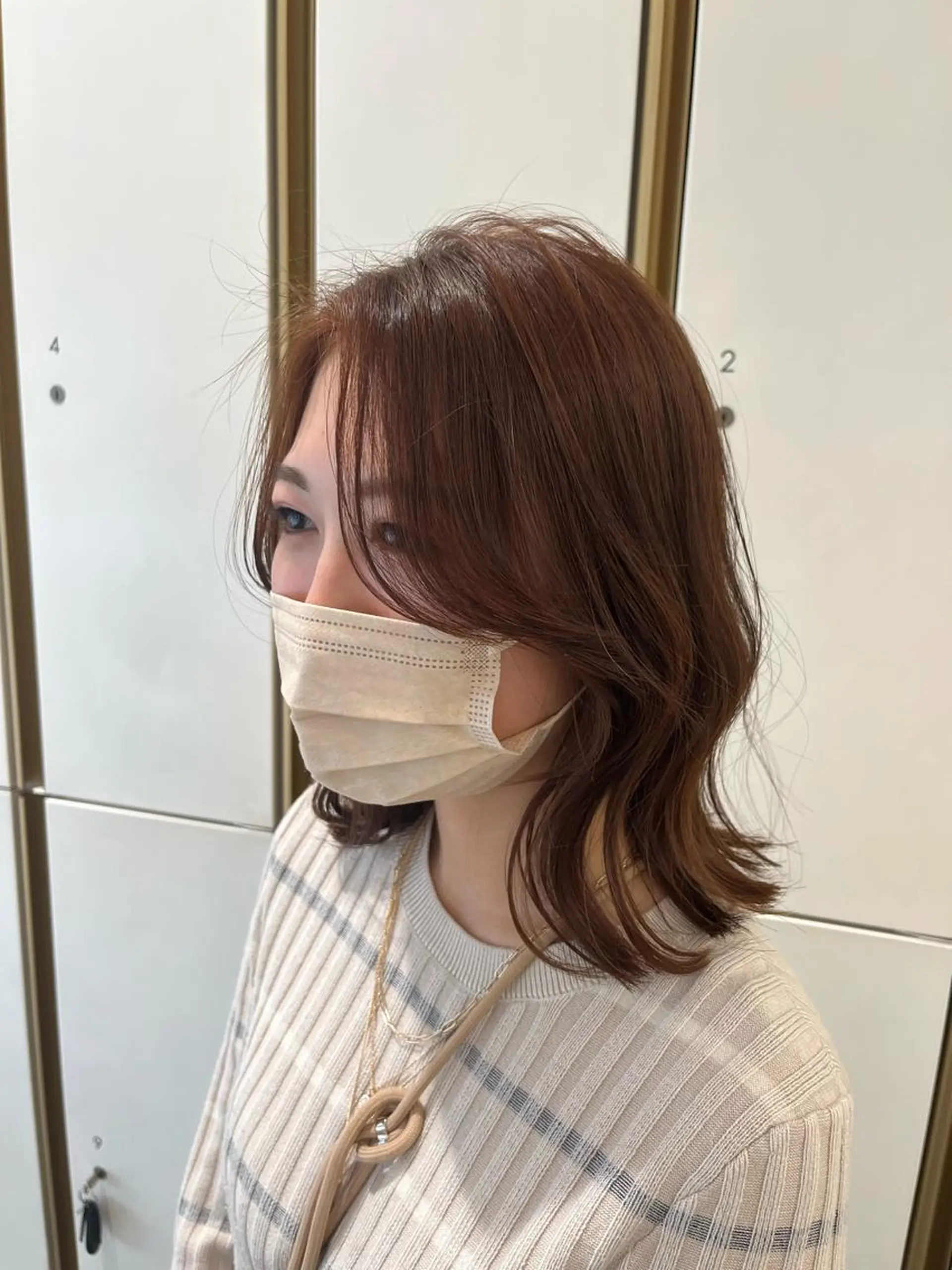 ミディアム バレイヤージュ/ヘア アレンジ/shionのヘアスタイル