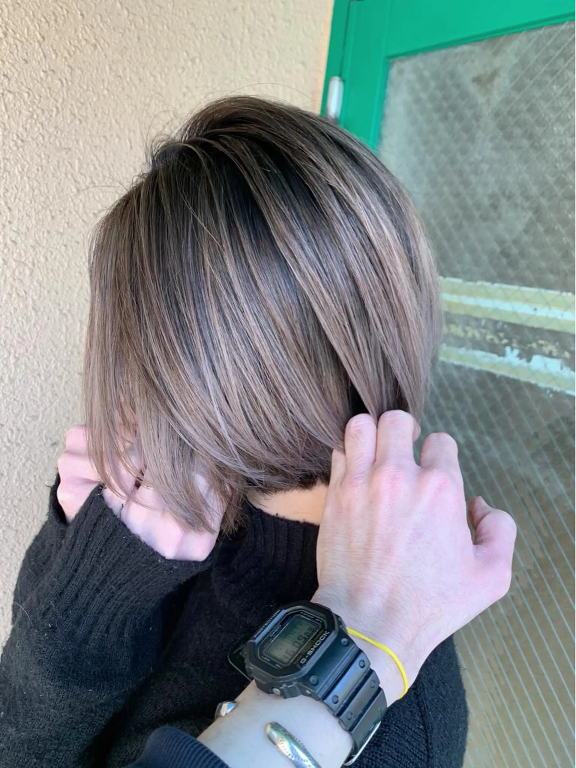 ショート ハイライト レイヤーカット カット ヘアカラー トリートメント Roots所属・田中 聖也のヘアスタイル