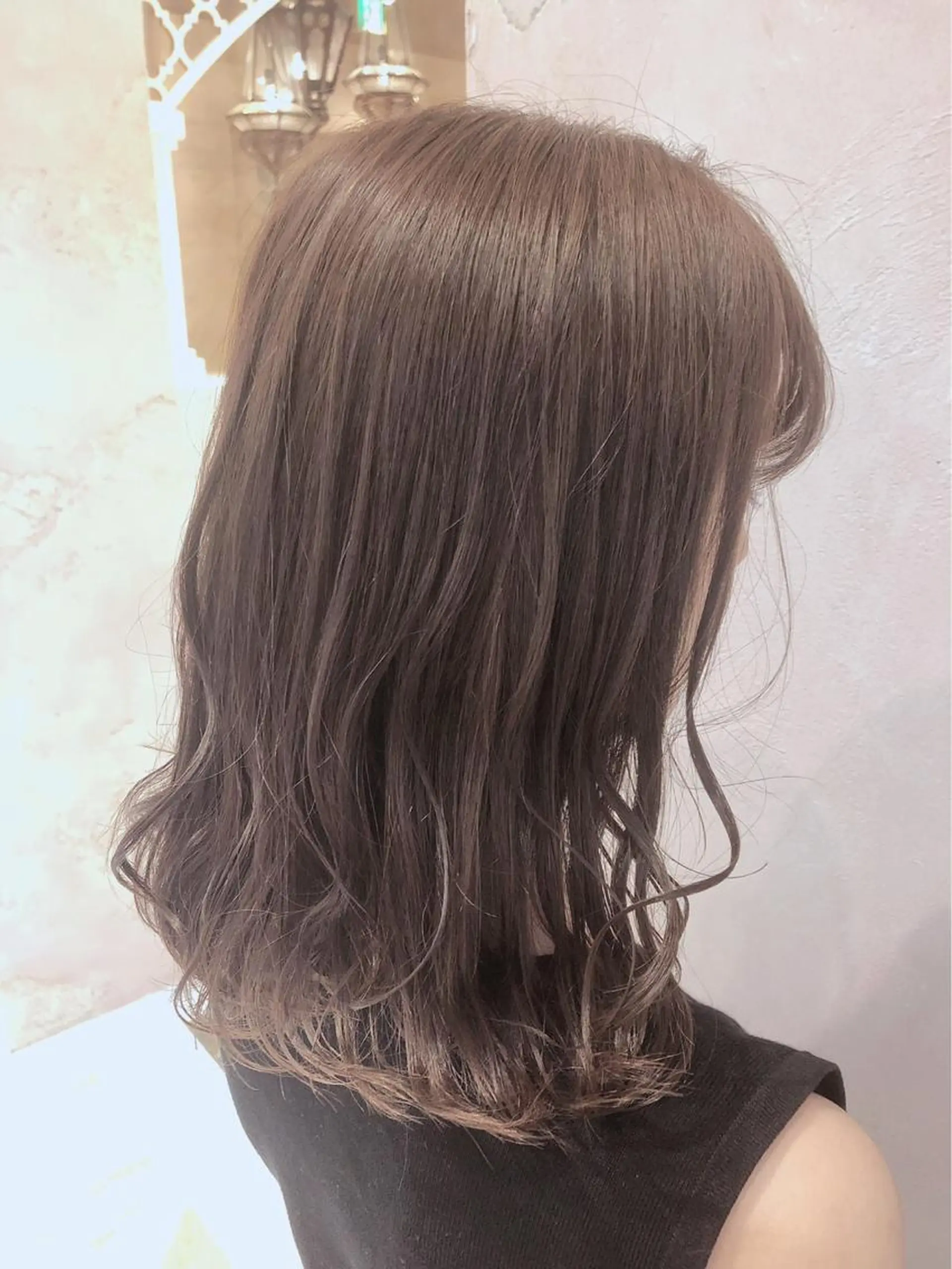 セミロング カラー 韓国風ヘア✻透明感 カラー✻yukaのヘアスタイル