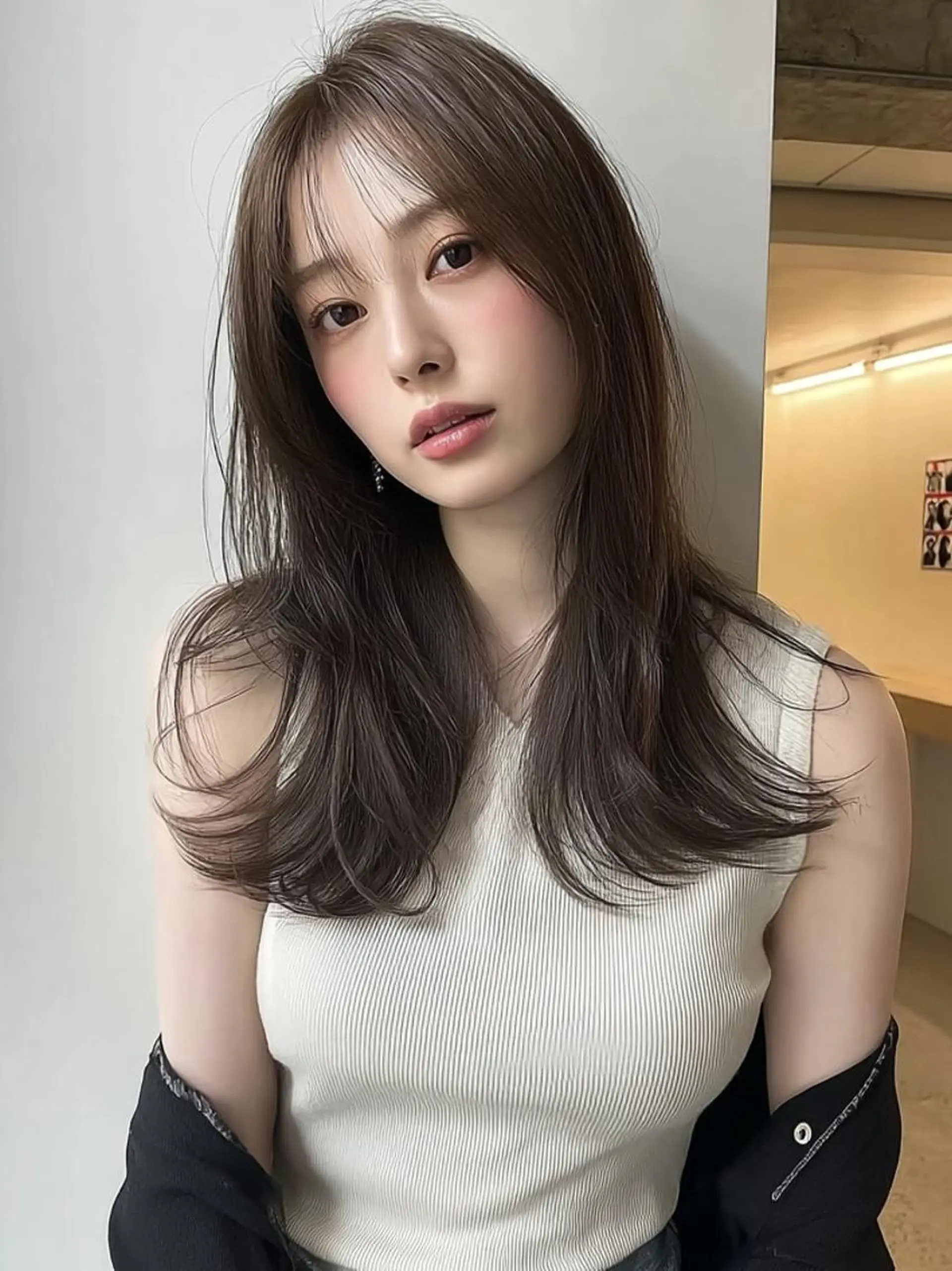 セミロング ボブ 外国人風カラー カット ヘアカラー トリートメント 🎀透明感カラー/ yuka🎀のヘアスタイル