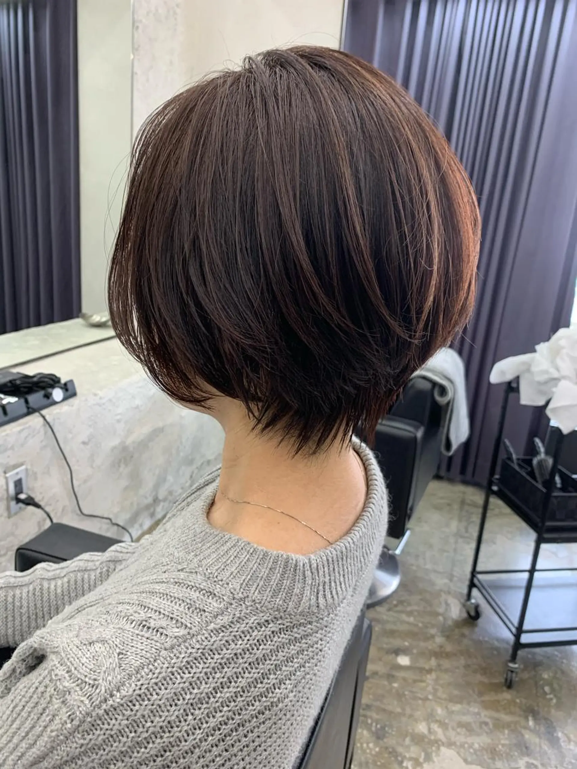 ショート カット ヘアカラー レイヤーカット TAIKIのヘアスタイル