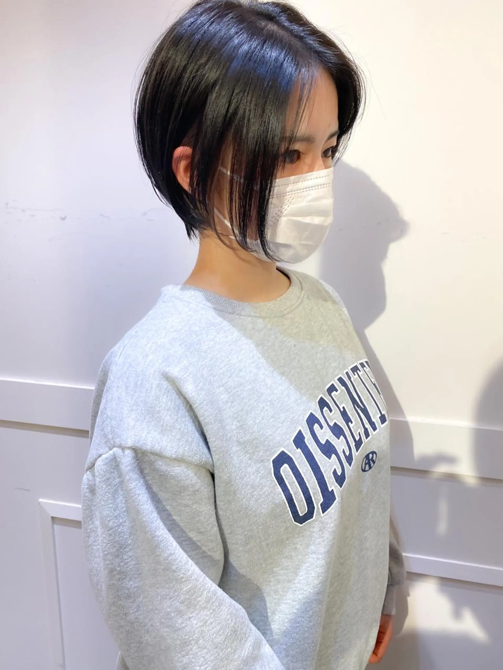 ショート カラー ボブ　ショート 特化 迫田紘史のヘアスタイル