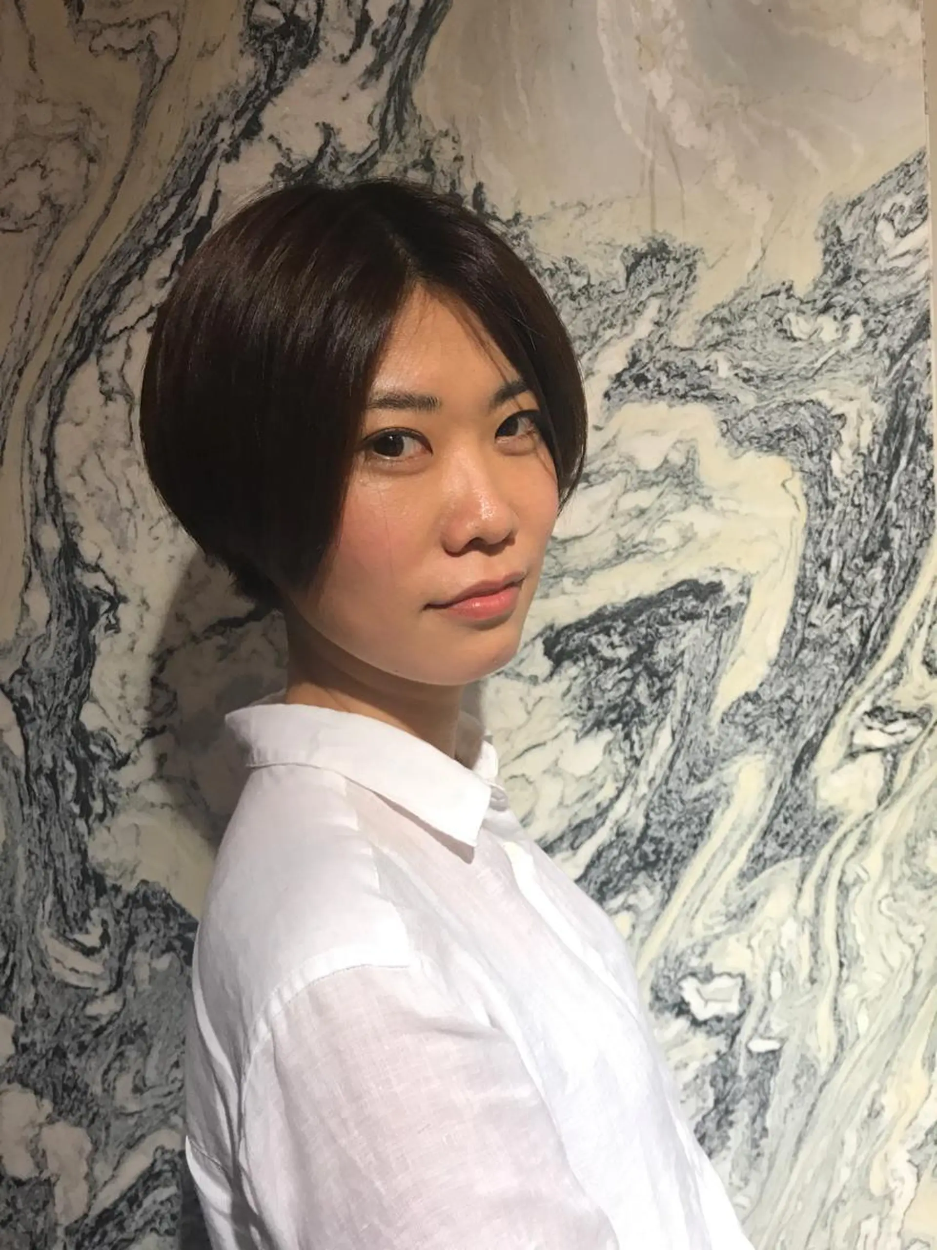 ショート 藤井 さと実のヘアスタイル