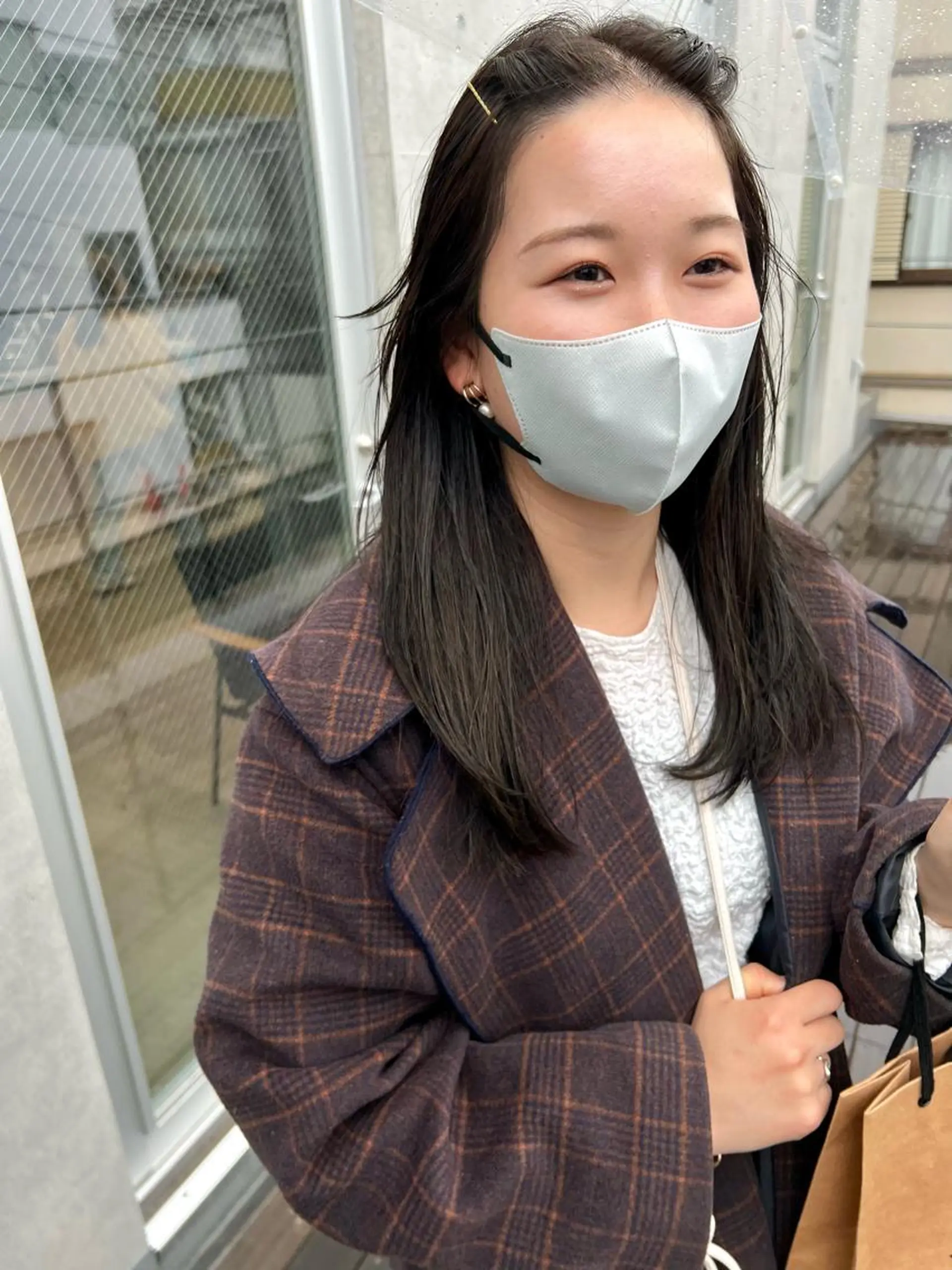 ミディアム カラー 伸ばしかけ カット ヘアカラー sakoda shunkiのヘアスタイル