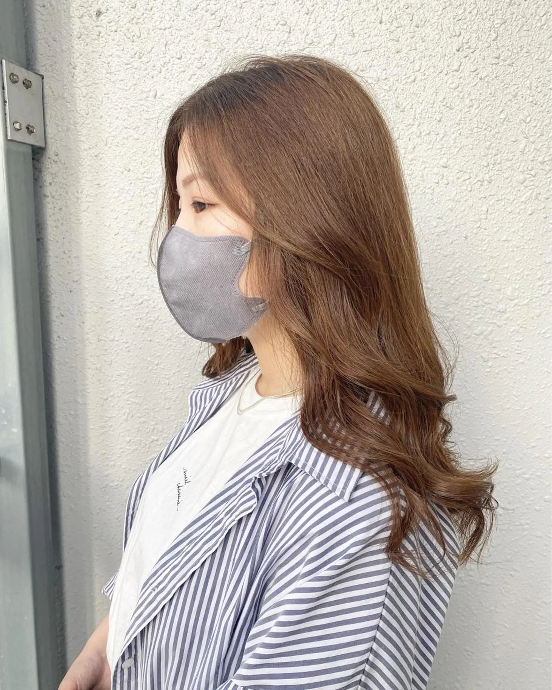 ロング カラー カット ヘアカラー トリートメント 後藤紗英/髪質改善 /オリーブベージュのヘアスタイル