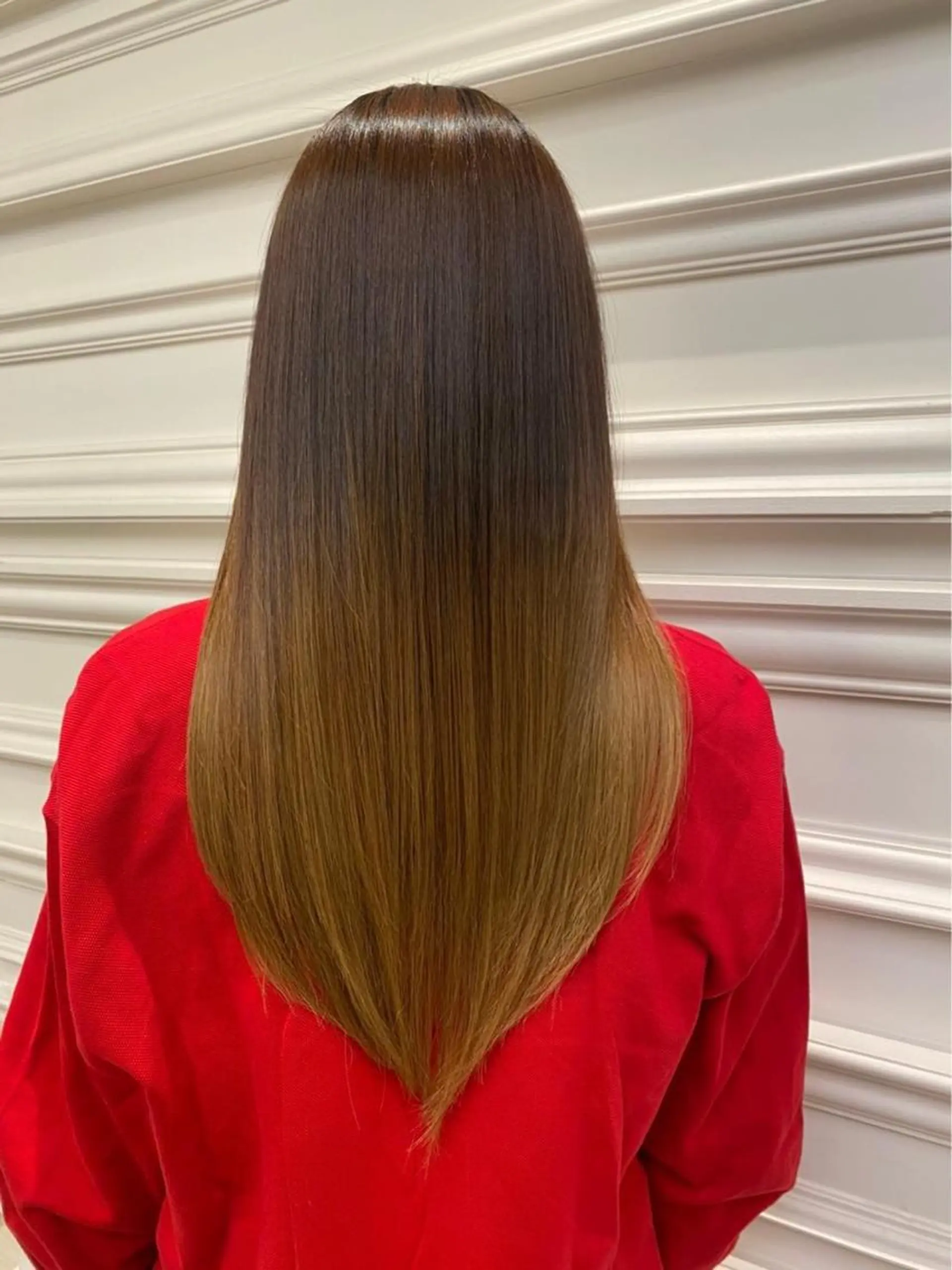 ロング 髪質改善イノアカラー 富澤ショウタのヘアスタイル