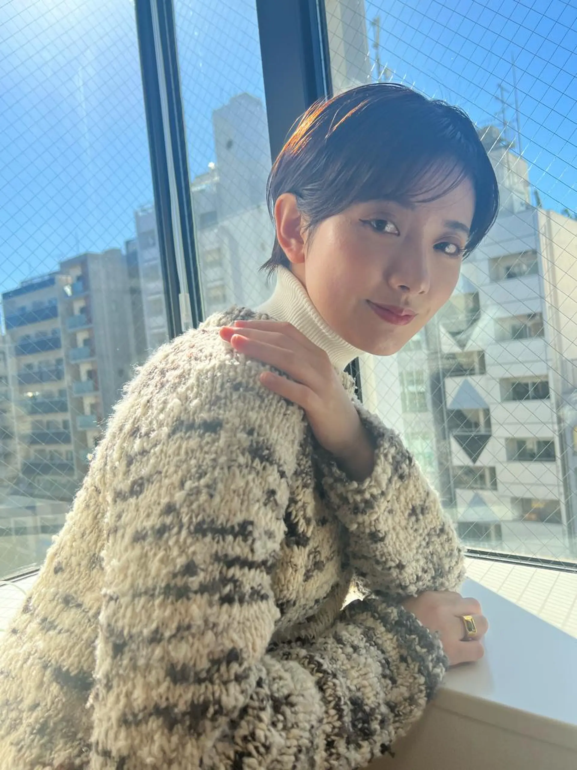 ショート カラー ヘアアレンジ カット ヘアカラー トリートメント YUMA/レイヤー/ 似合わせ/パーマのヘアスタイル