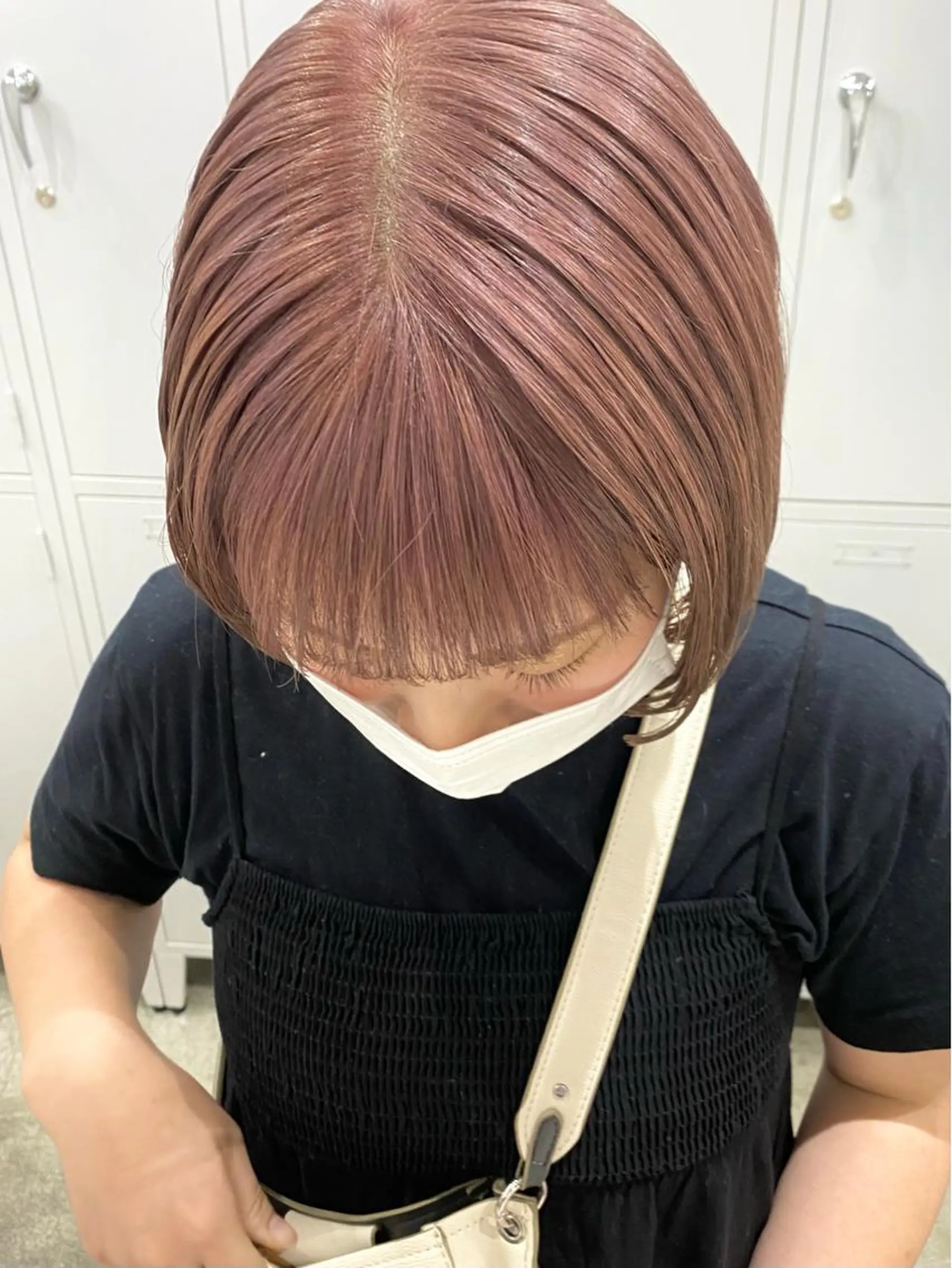 ミディアム カラー ヘアアレンジ ヘアカラー トリートメント ヘアセット kai .のヘアスタイル