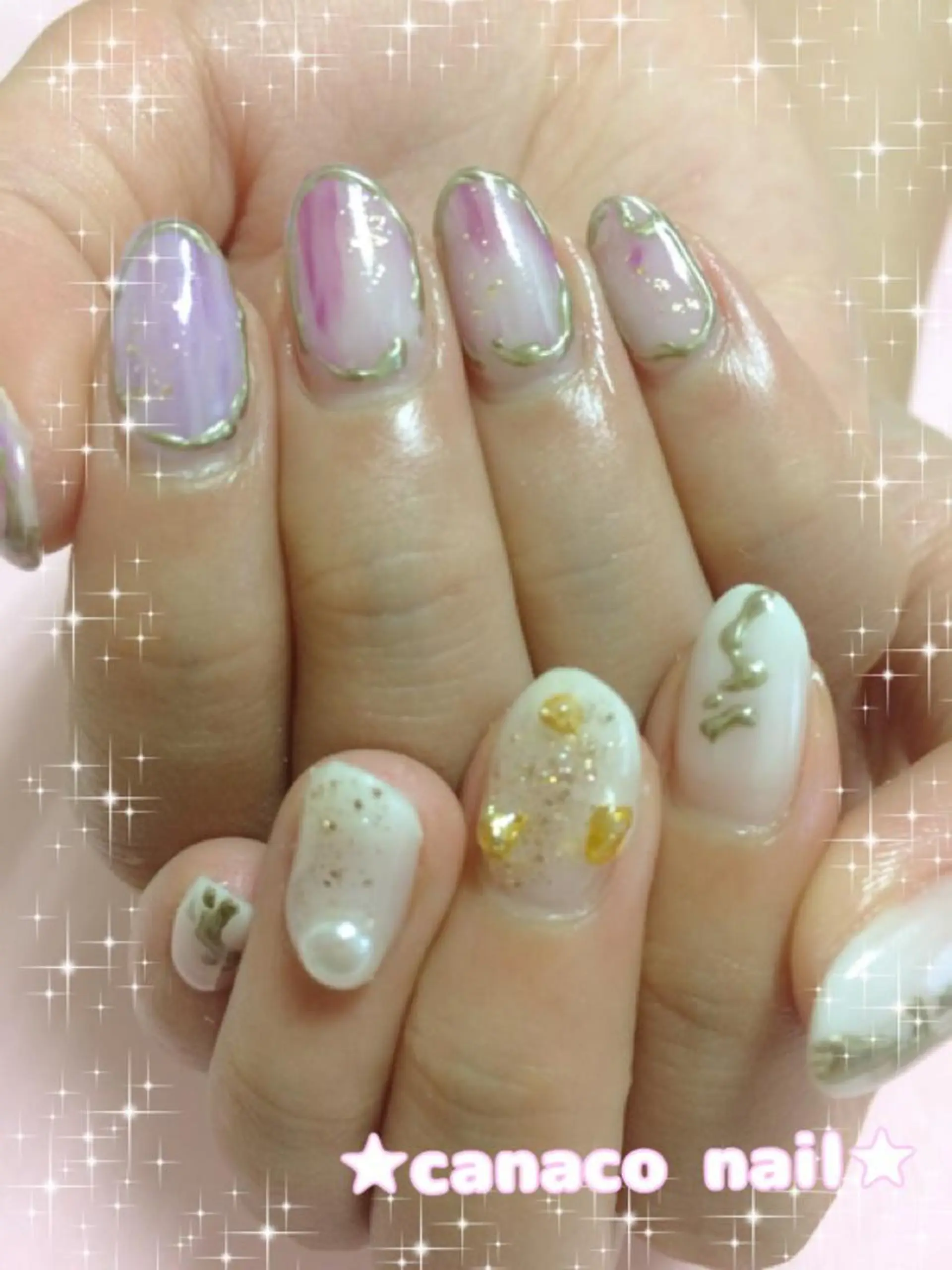 ネイル アートネイル ハンドネイル ハンドケア ベテランネイル cnc  nailのネイルデザイン