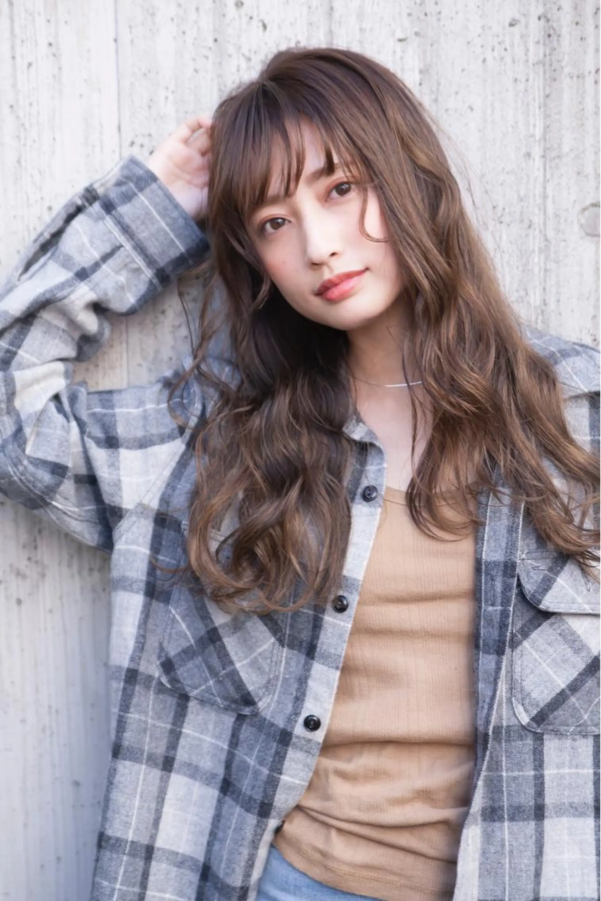 セミロング ダブルカラー🤍 髪質改善／原島のヘアスタイル