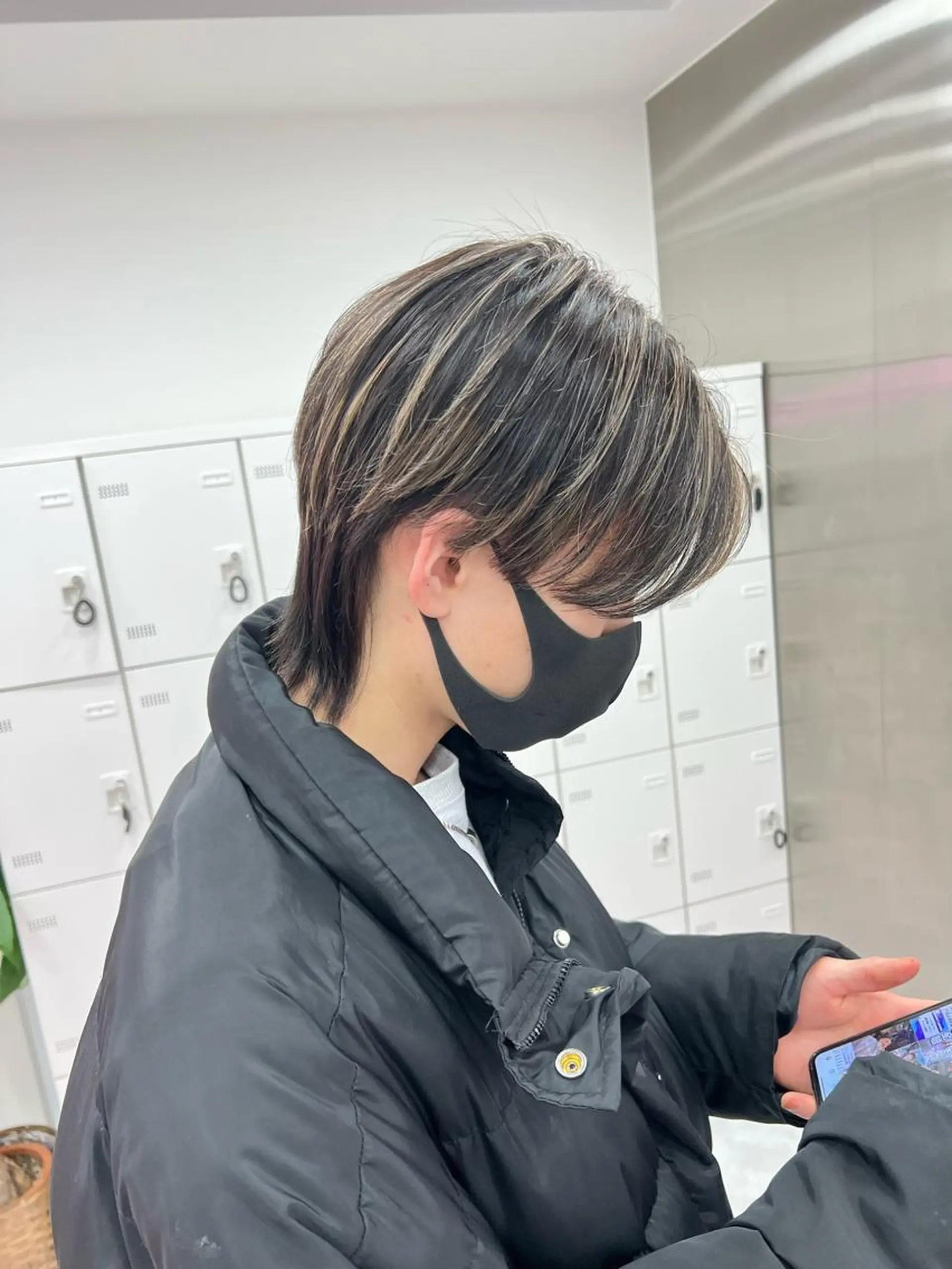 ショート カラー パーマ メンズ メンズパーマ特化 TAIGAのヘアスタイル