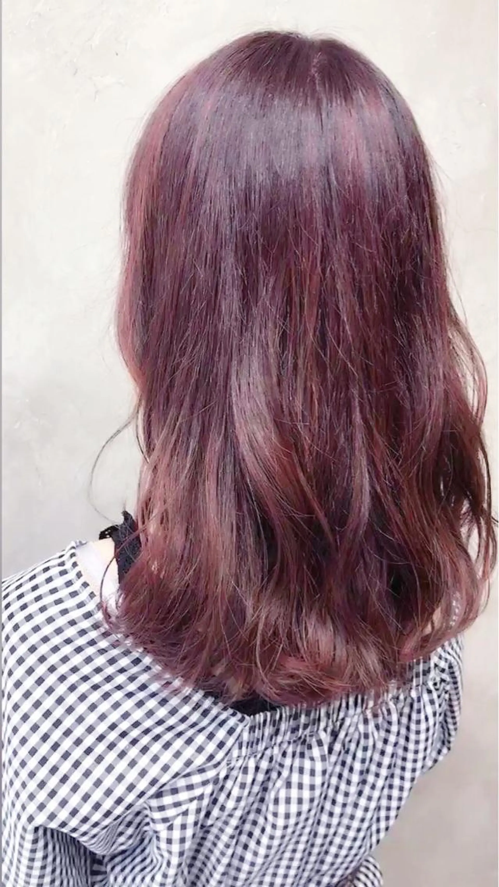 セミロング カラー パーマ ピンクカラー 🌈髪質改善💕 縮毛矯正✨青木まで✨のヘアスタイル