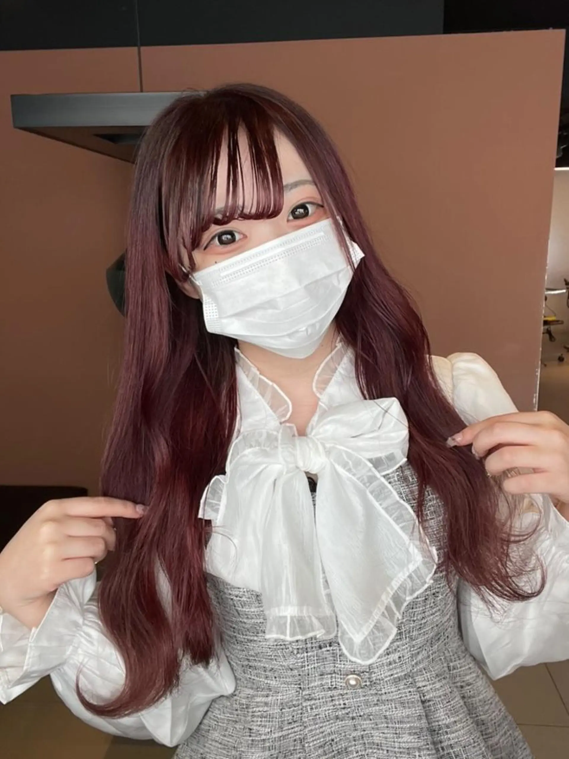 ロング たかはし はるかのヘアスタイル