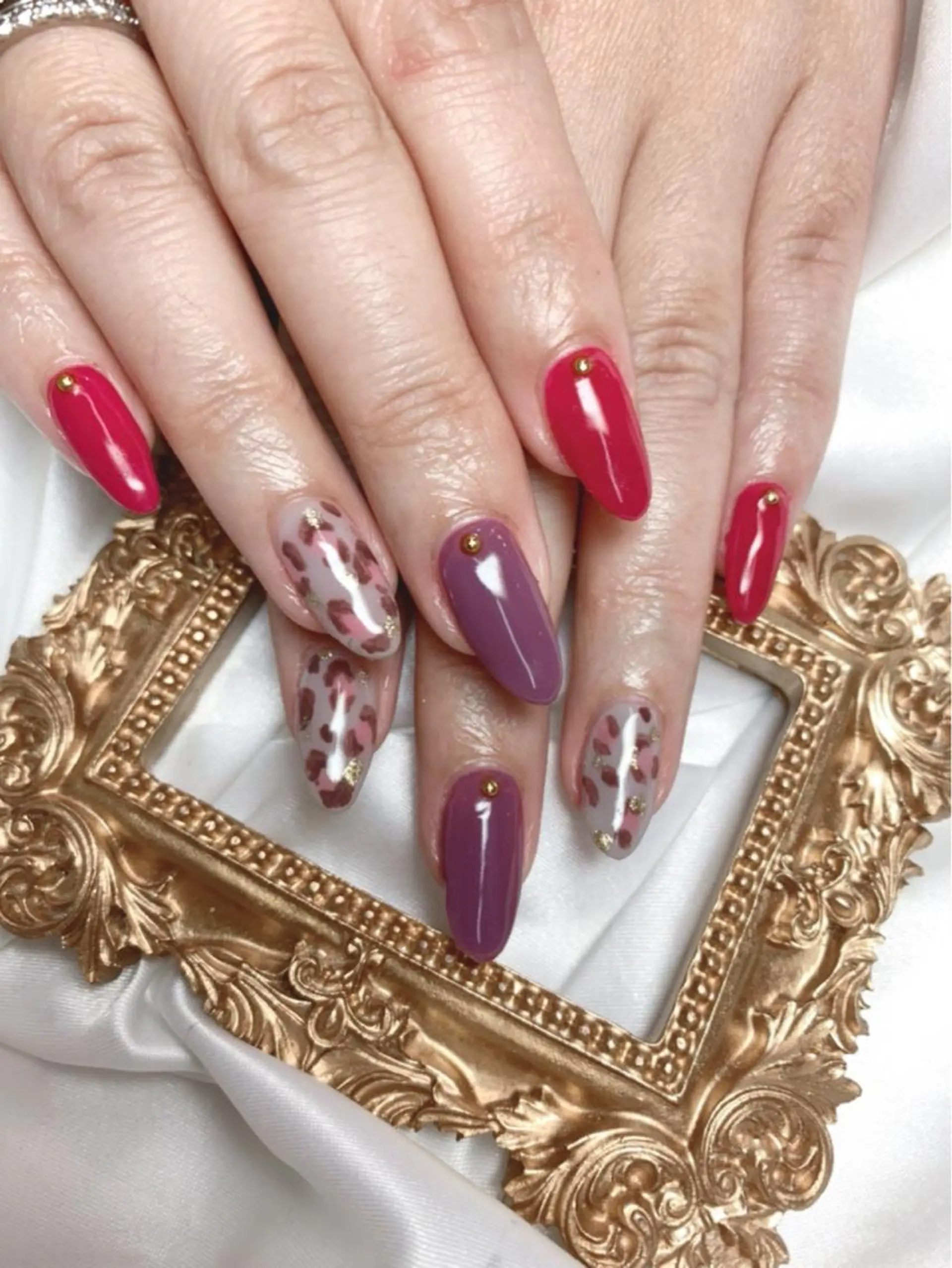 ネイル アニマル柄 ジェルネイル ハンドネイル フットネイル T. kayoのネイルデザイン