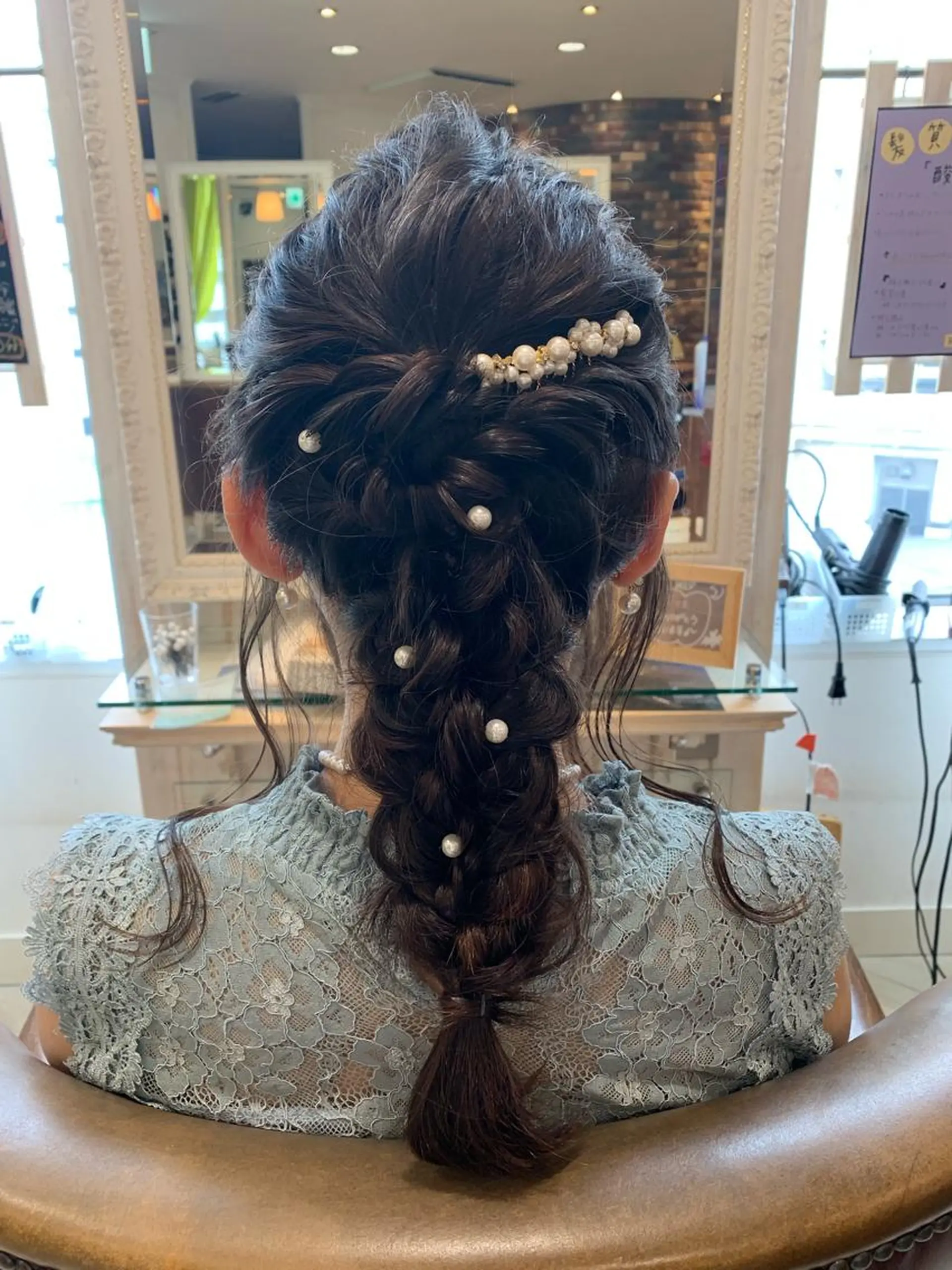 ロング カラー ヘアアレンジ 結婚式・ブライダル デート メンズパーマ特化🔥 ツイスパ/シャドウのヘアスタイル