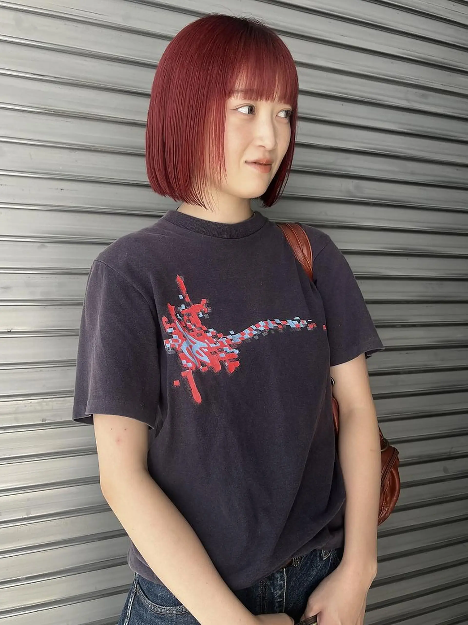 ショート カット ヘアカラー momoca/松本/ 暖色カラー/ボブのヘアスタイル