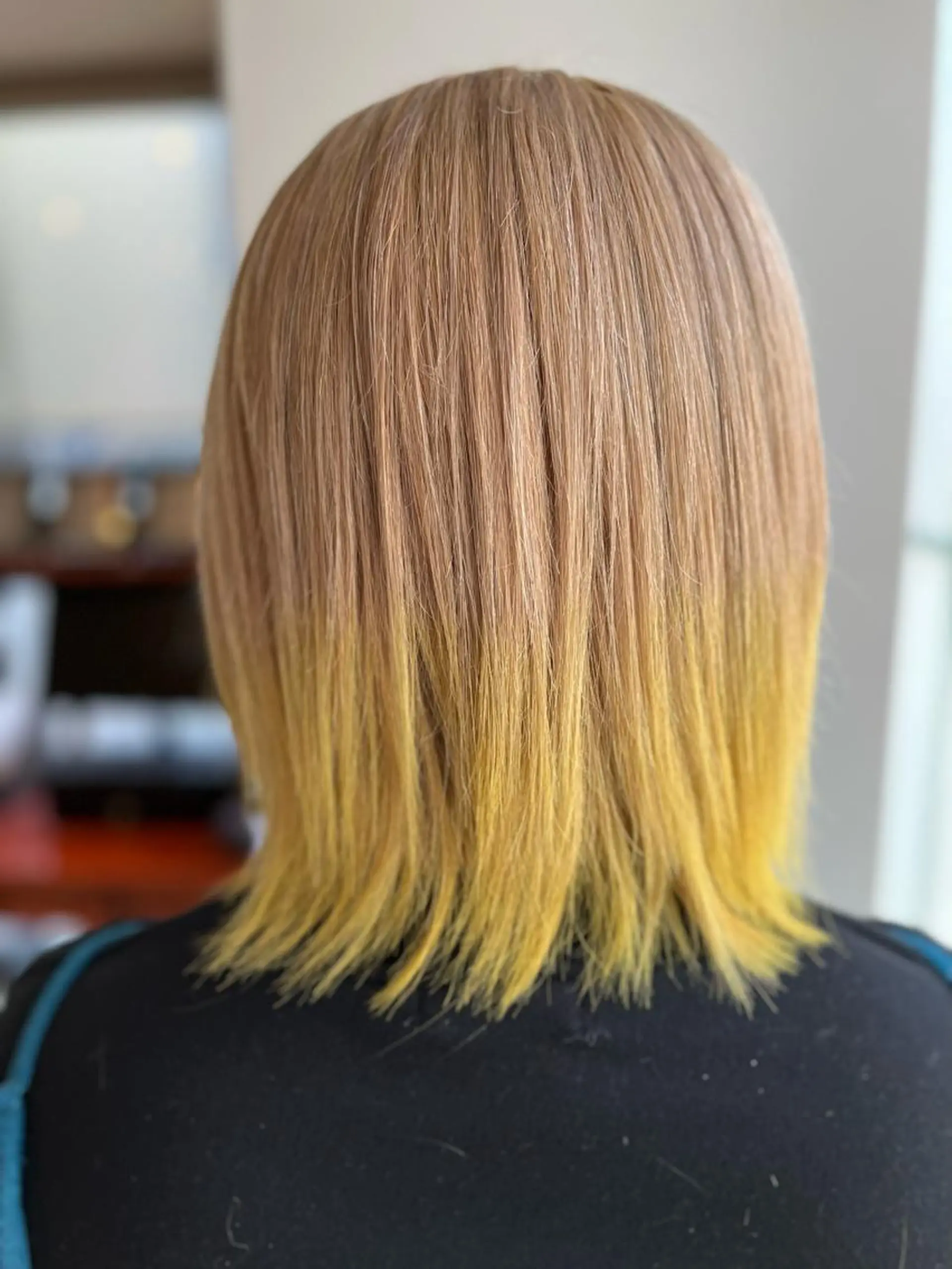 ミディアム ヘアカラー トリートメント aletta 大森町のヘアスタイル