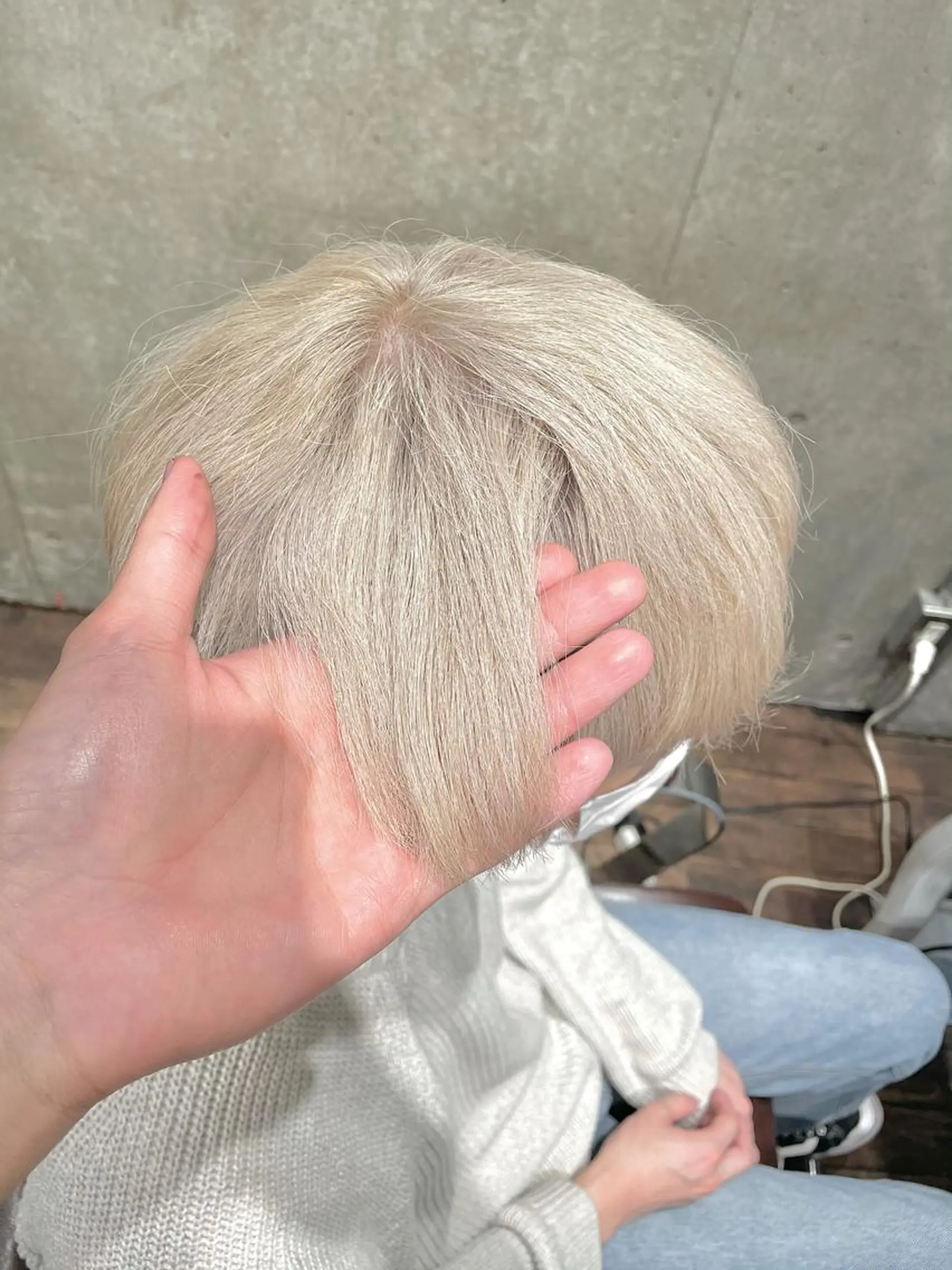 カラー メンズ ベージュカラー カット ヘアカラー HIKARI メンズ満足度No.1のヘアスタイル