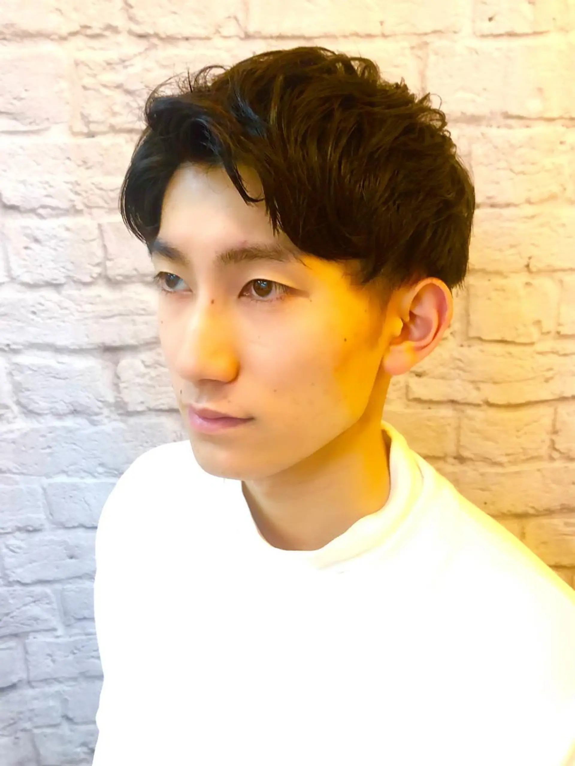 ミディアム パーマ ヘアアレンジ メンズ 【メンズカット】 黒田美穂のヘアスタイル