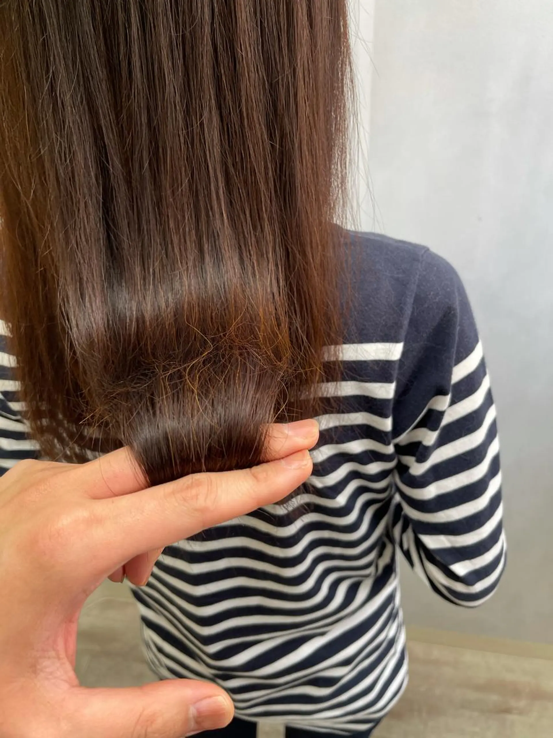 セミロング カラー charme溝の口所属・くせ毛カット終着点 カワサキトオル溝の口のヘアスタイル