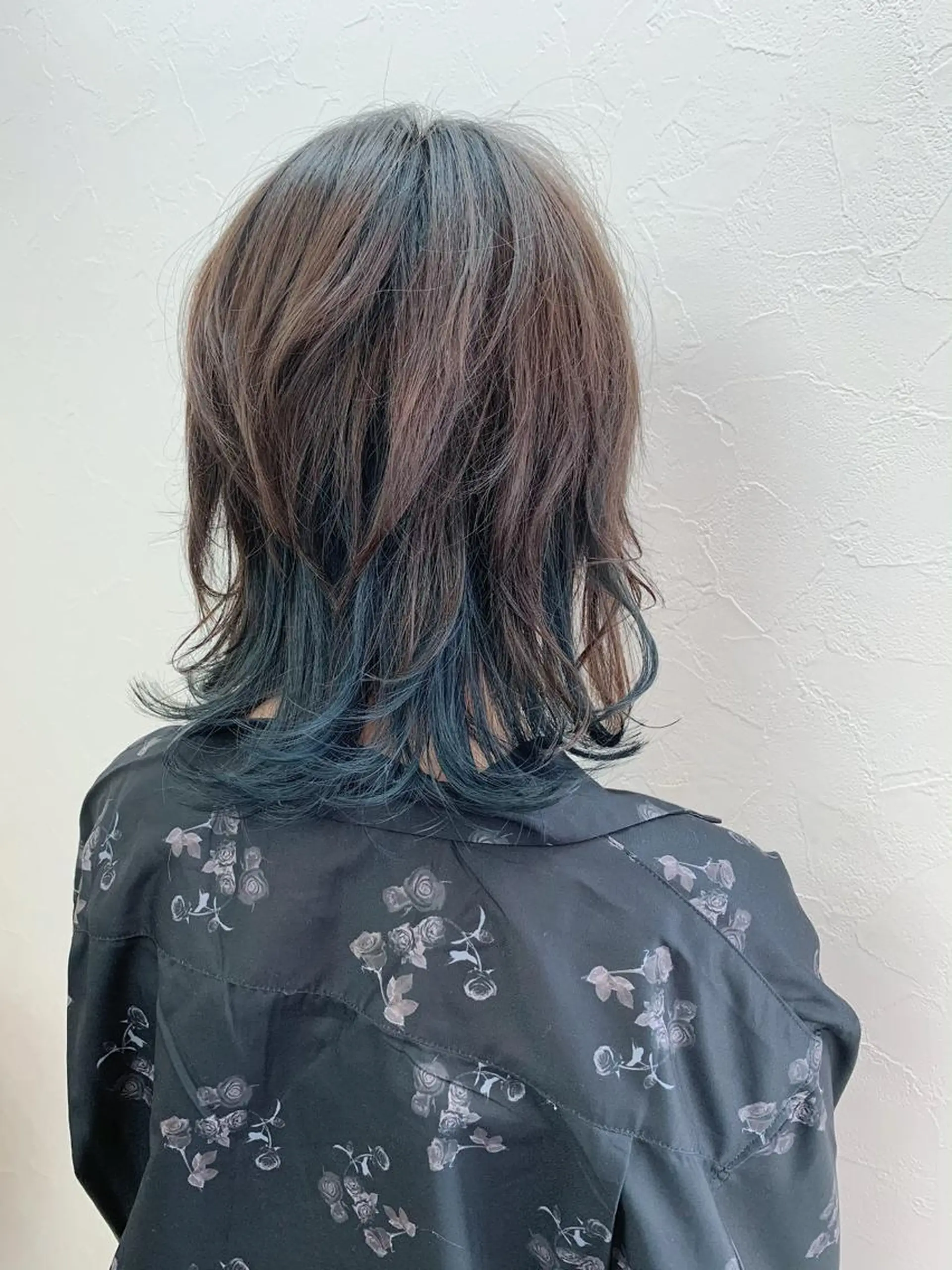 ミディアム カラー 菅沼 まみのヘアスタイル