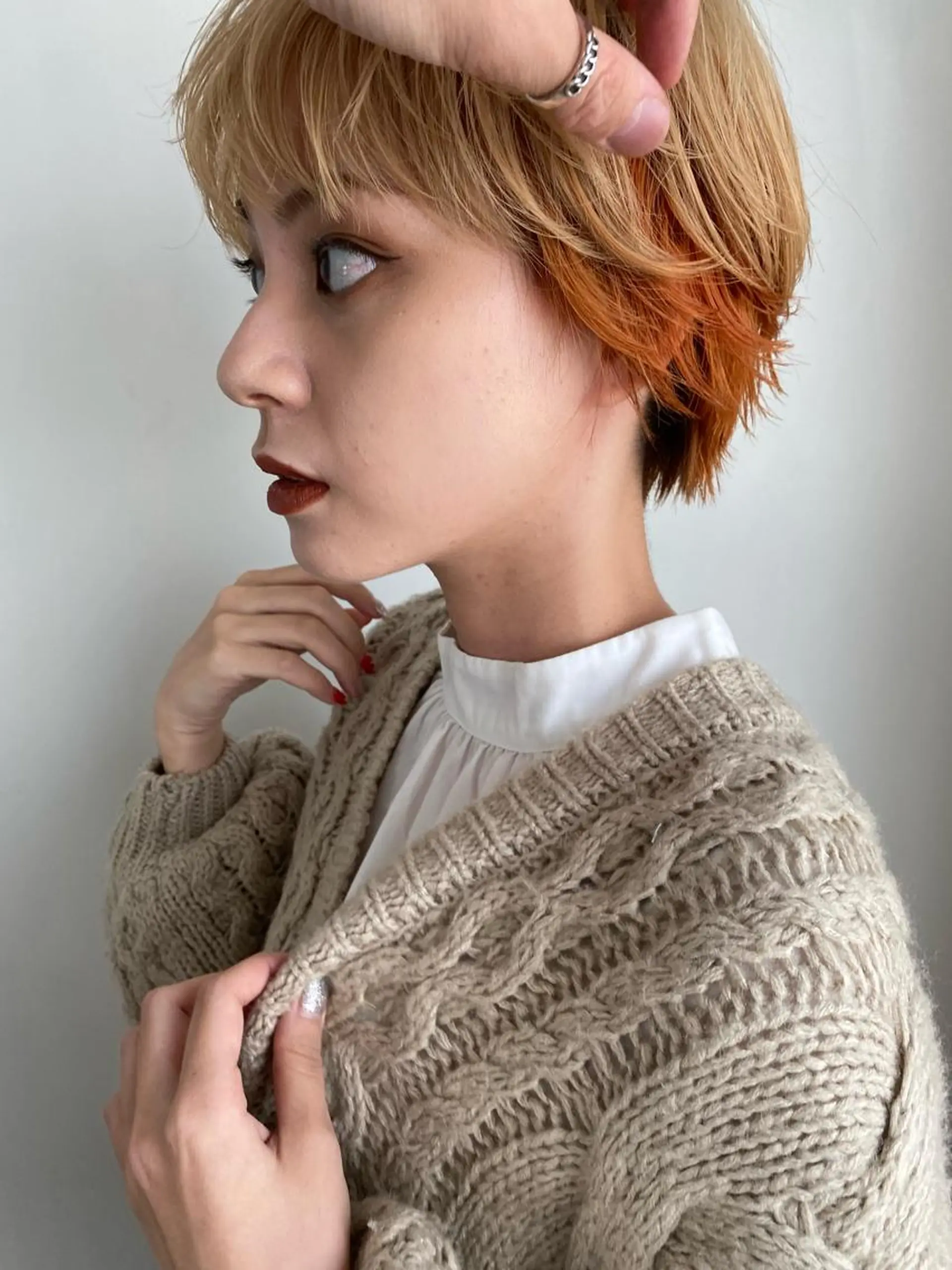 ショート カット 縮毛矯正 髪質改善/縮毛矯正/ 透明感カラーYUMAのヘアスタイル