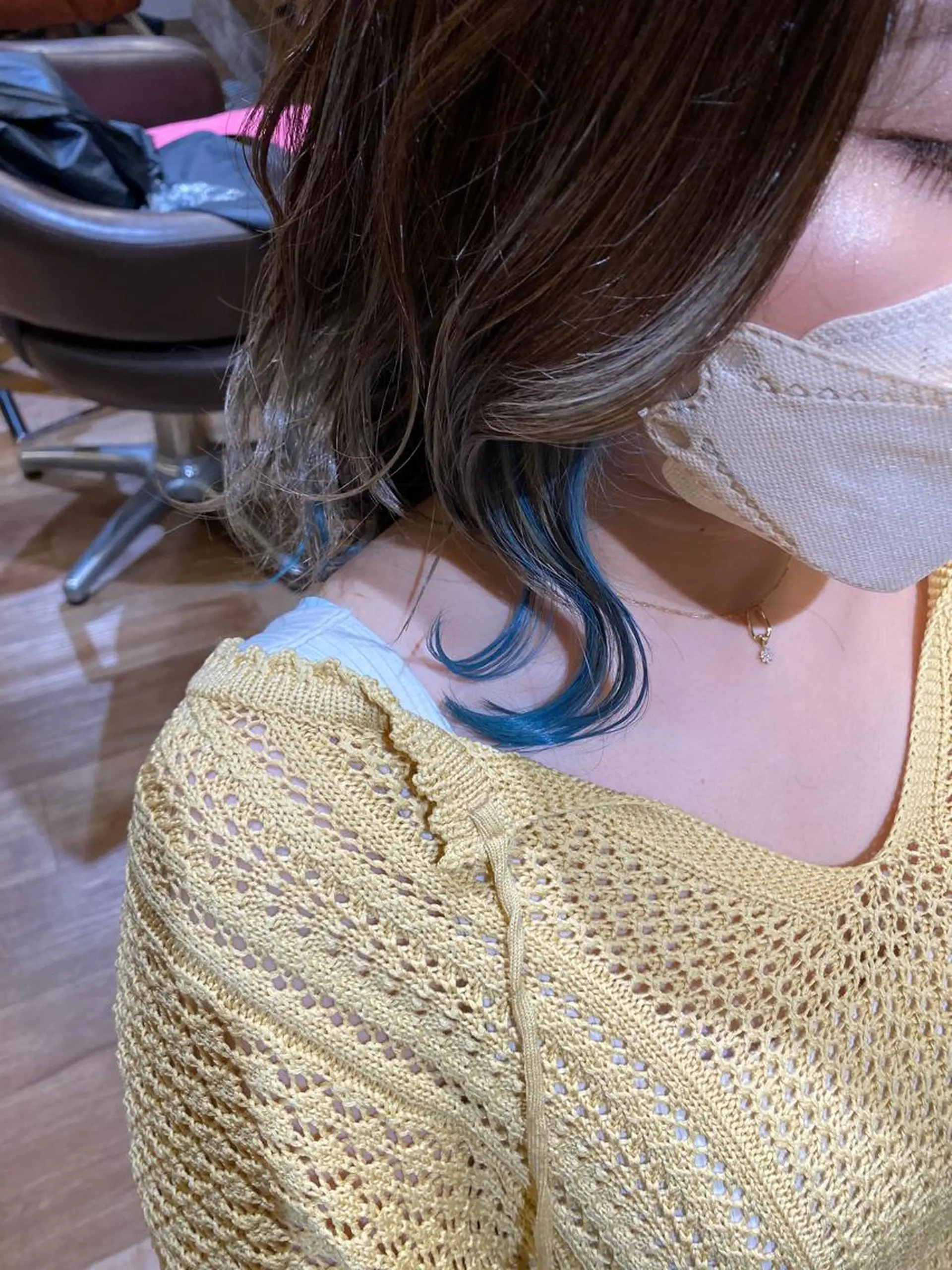 カラー ブルーカラー カット ヘアカラー トリートメント マエダ マサシのヘアスタイル