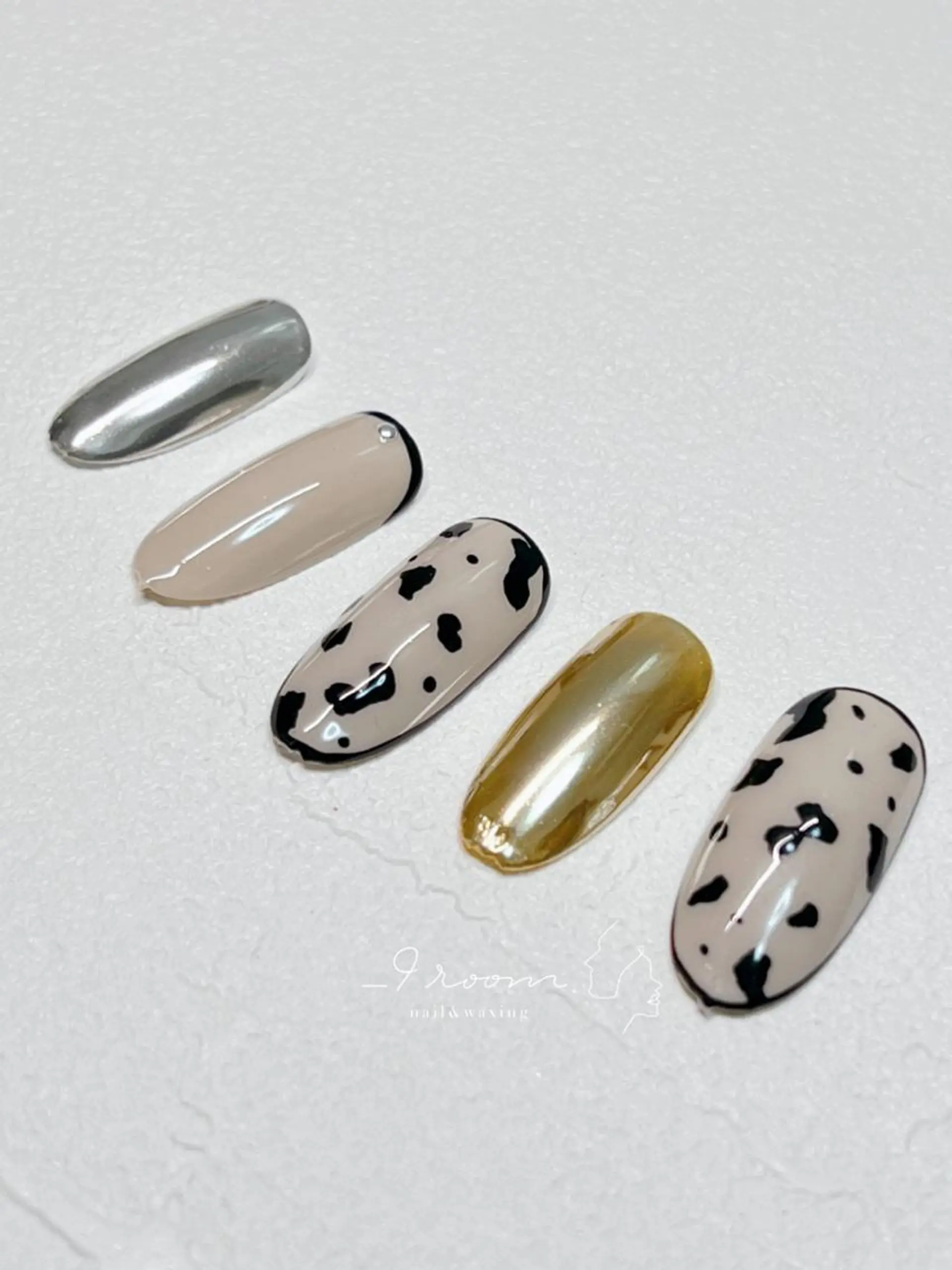 ネイル フットネイル ミラーネイル _9 room. Yoshimiのネイルデザイン