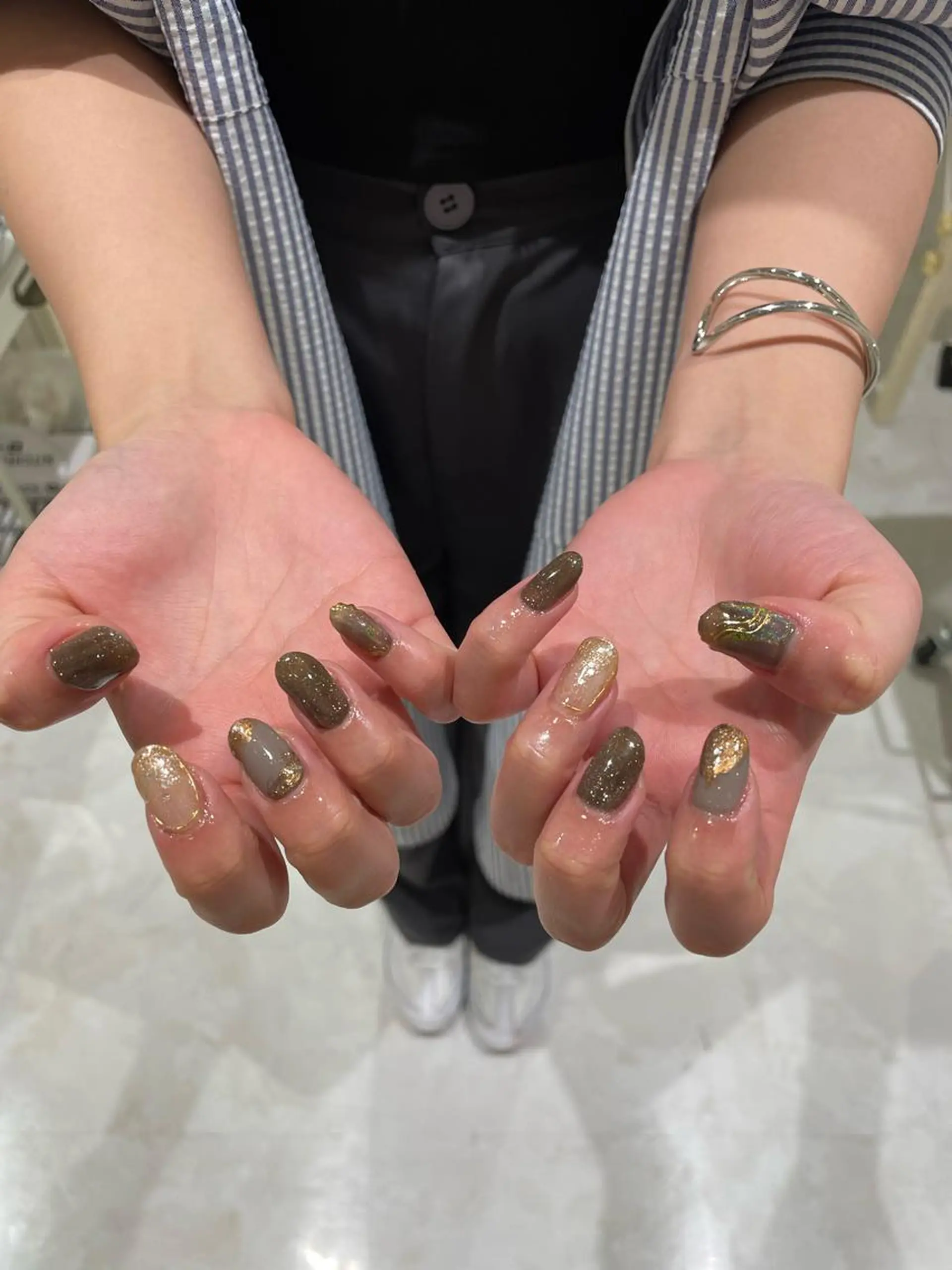 ネイル 束感まつ毛/ネイル/ LED♥KIRARAのマツエク・マツパデザイン