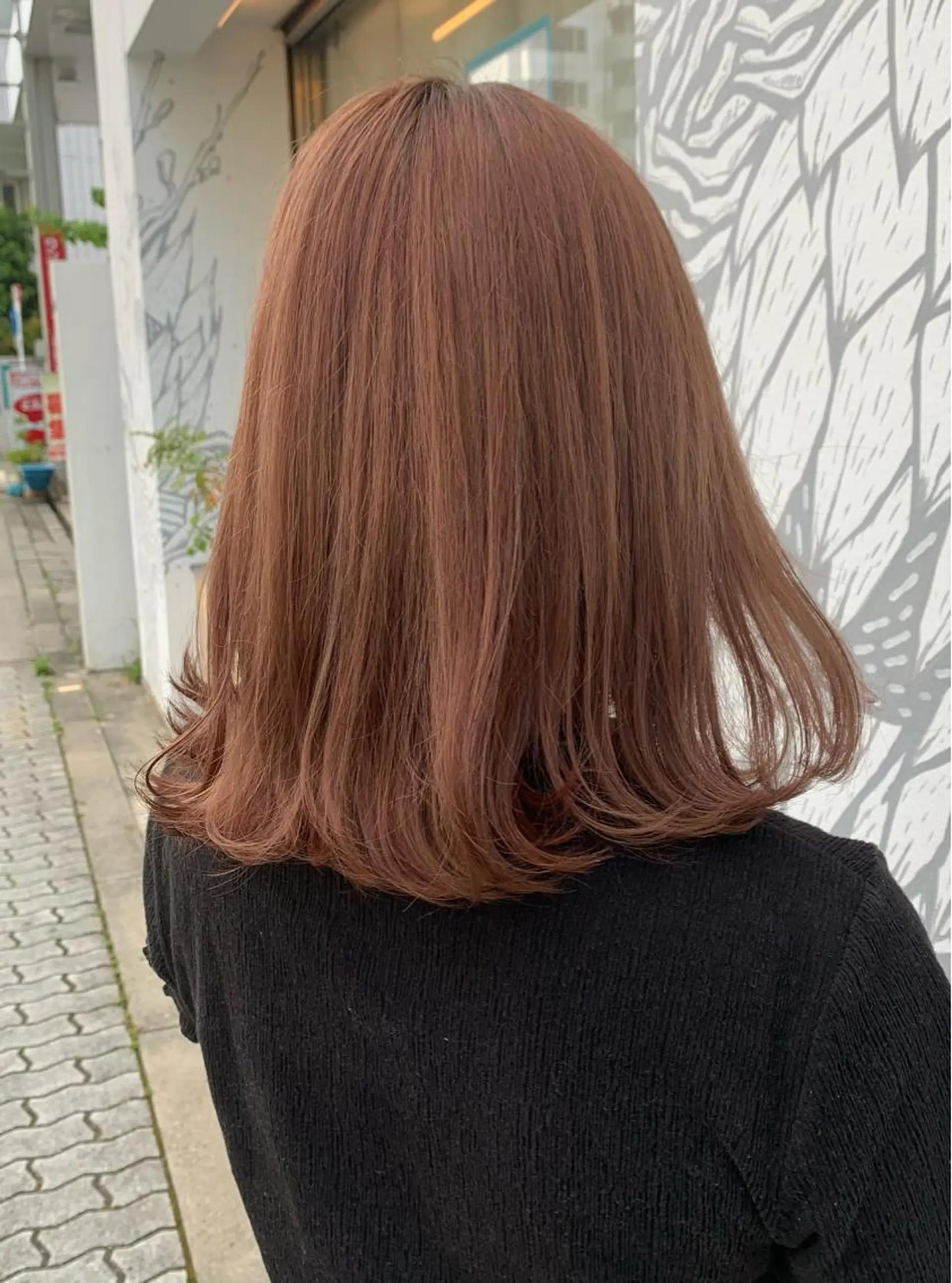 ミディアム カラー i'll 未空のヘアスタイル