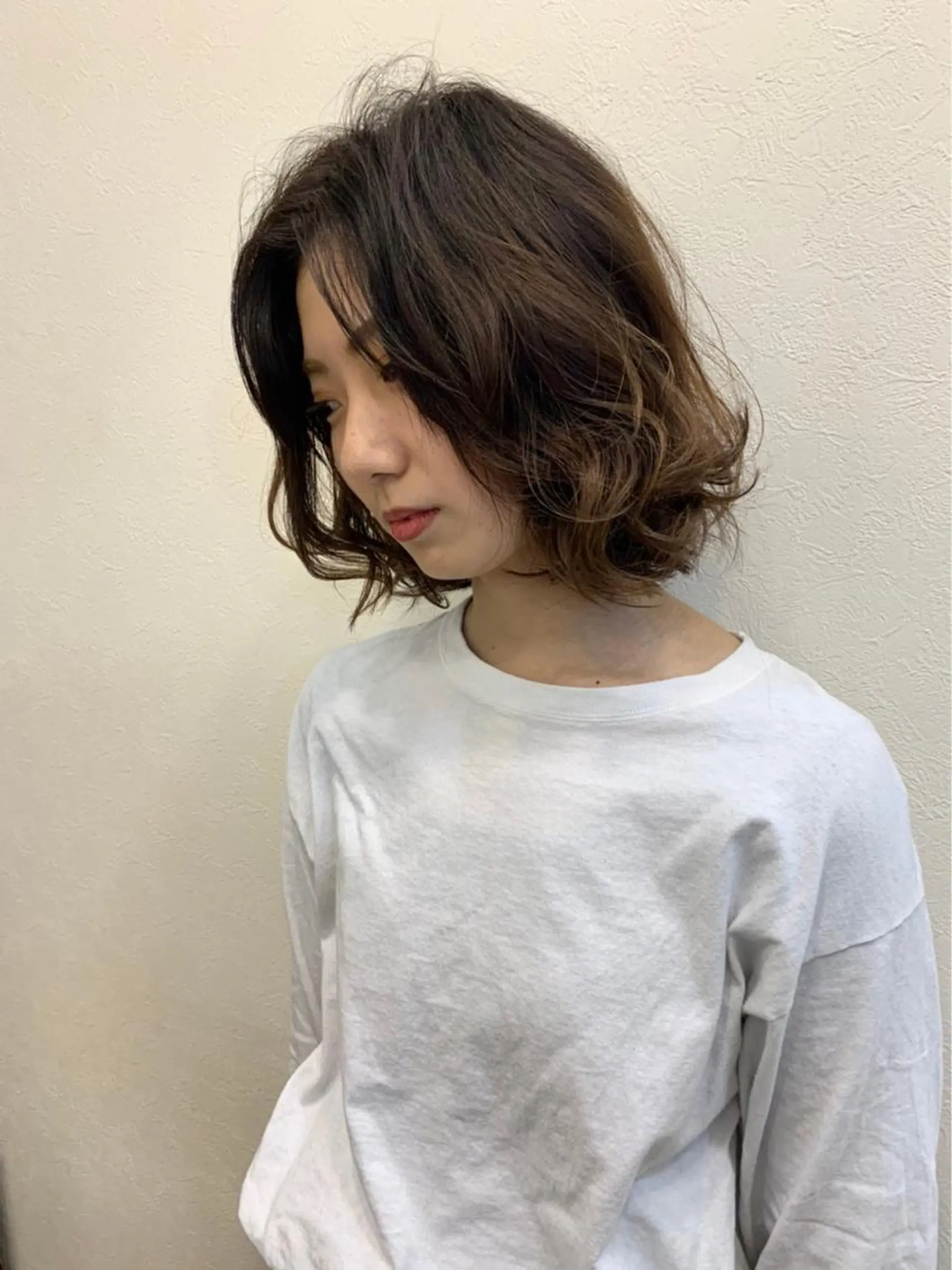 ミディアム パーマ ヘアアレンジ カット パーマ Sakaguchi Ryoのヘアスタイル