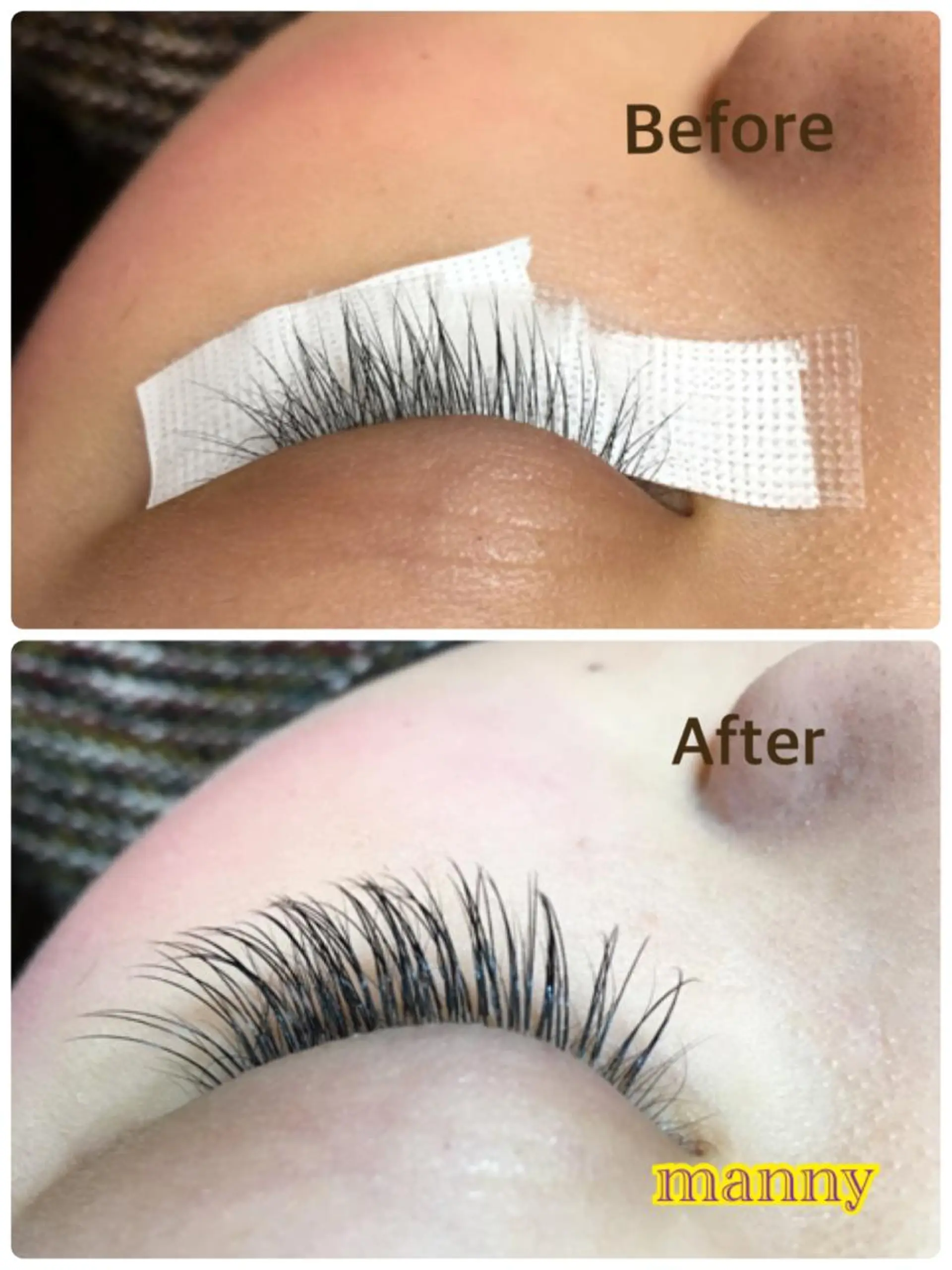マツエク・マツパ manny eyelashのマツエク・マツパデザイン