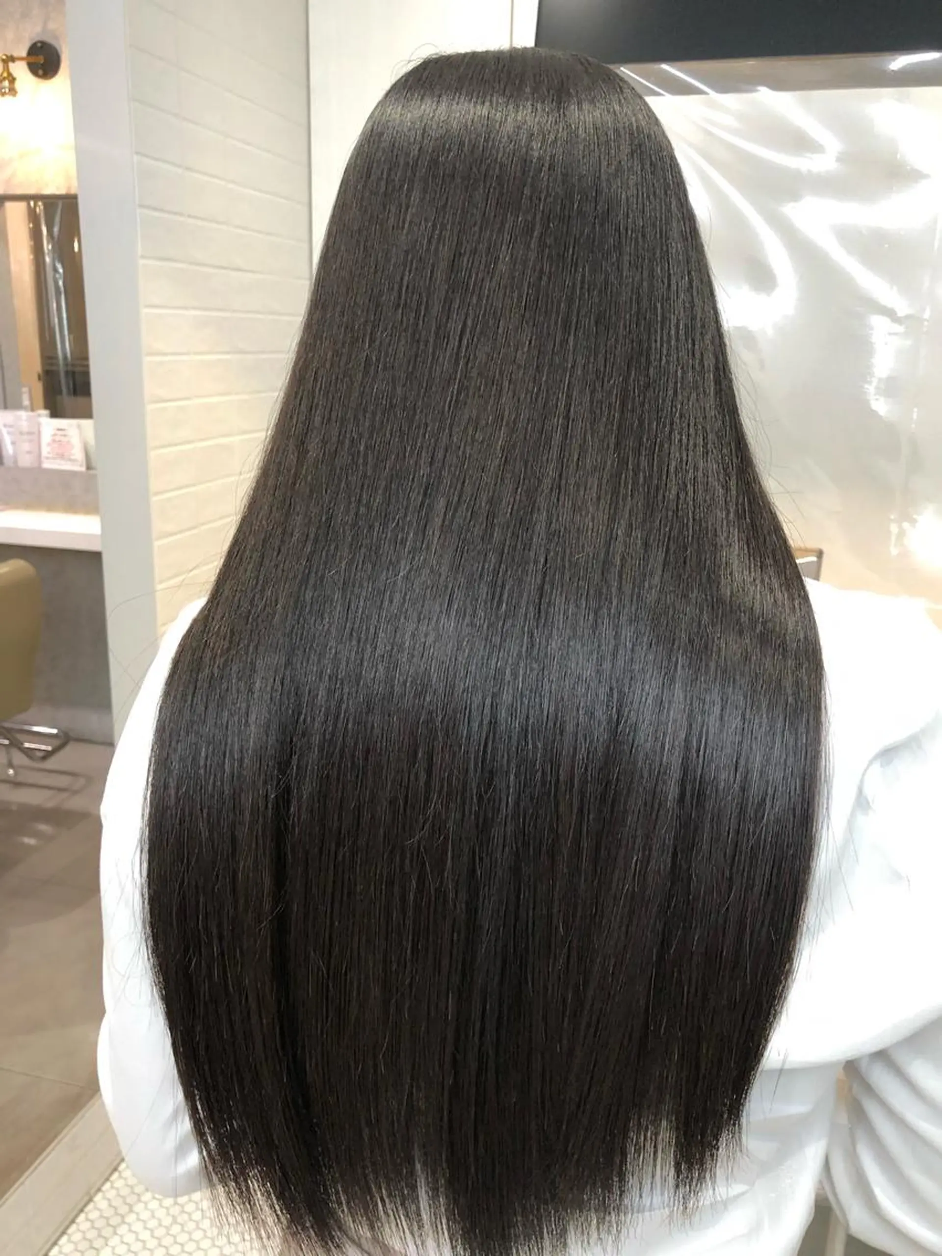 セミロング カット 縮毛矯正 トリートメント 【髪質改善特化･ 福田航洋】のヘアスタイル