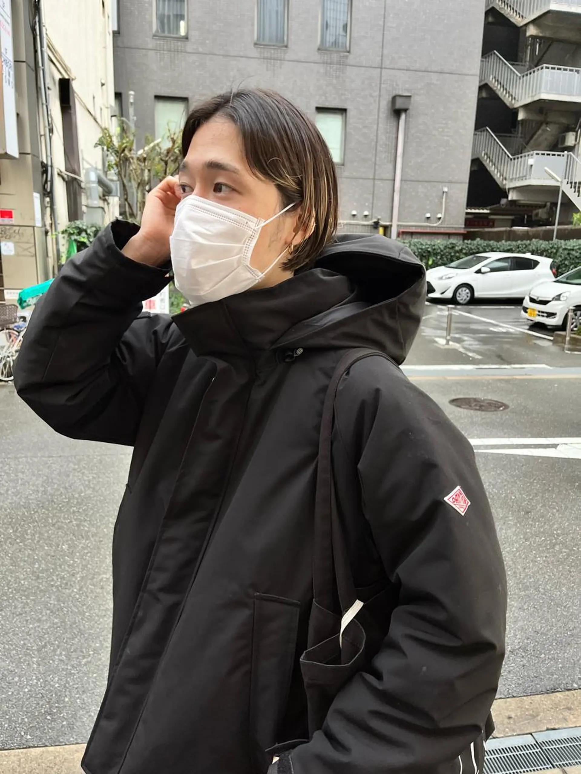 ショート メンズ ボブ カット ショート/パーマ/ カラー/FUKOのヘアスタイル