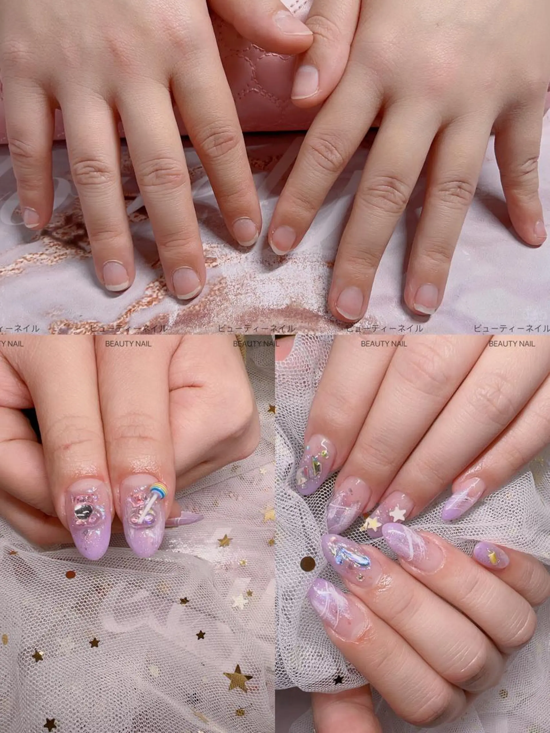 ネイル 長さ出し ジェルネイル Moonstone Salon所属・Moonstone Salonのネイルデザイン