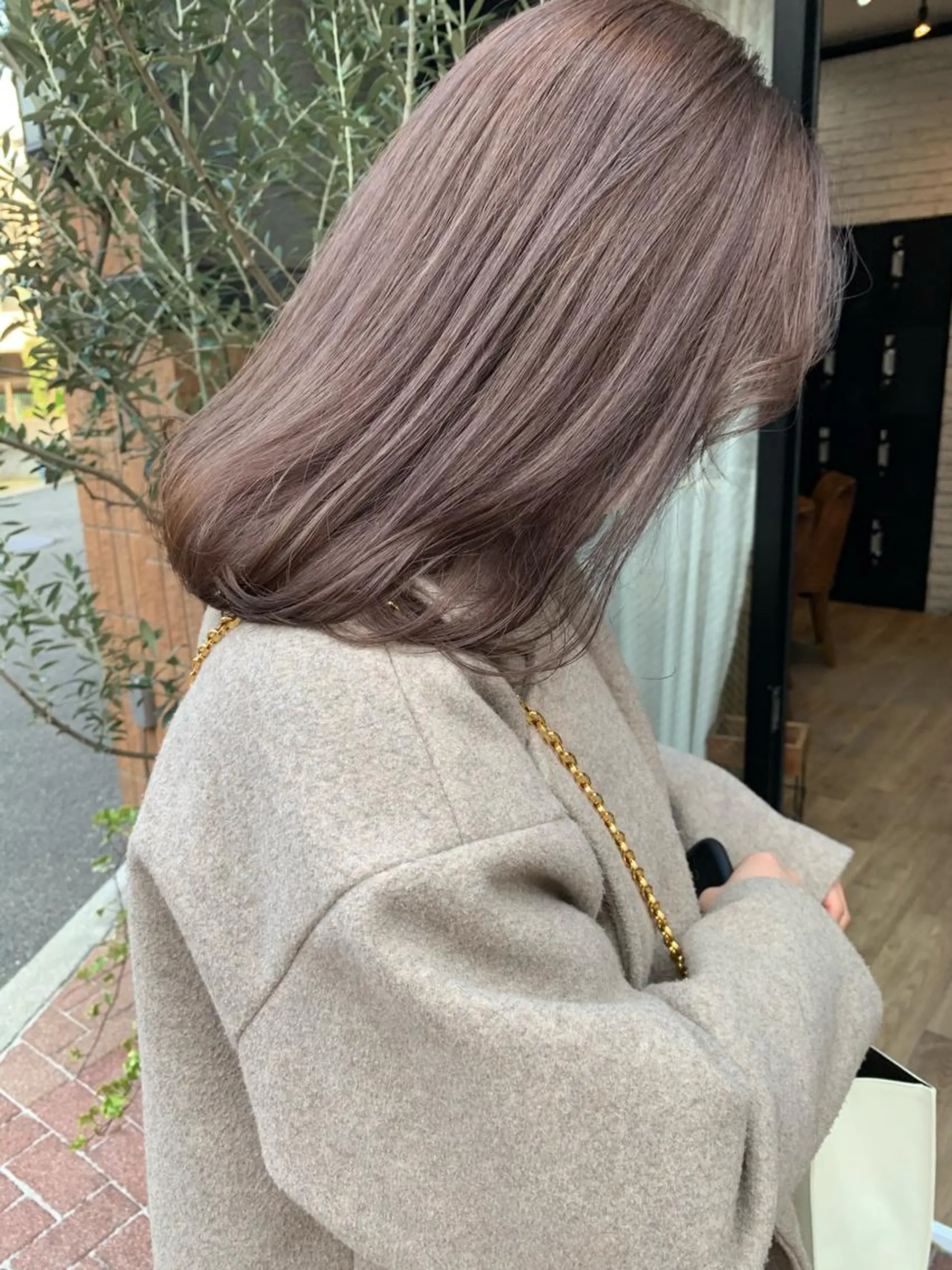 セミロング カラー カット ヘアカラー トリートメント レイヤー/顔周り /AKARIのヘアスタイル