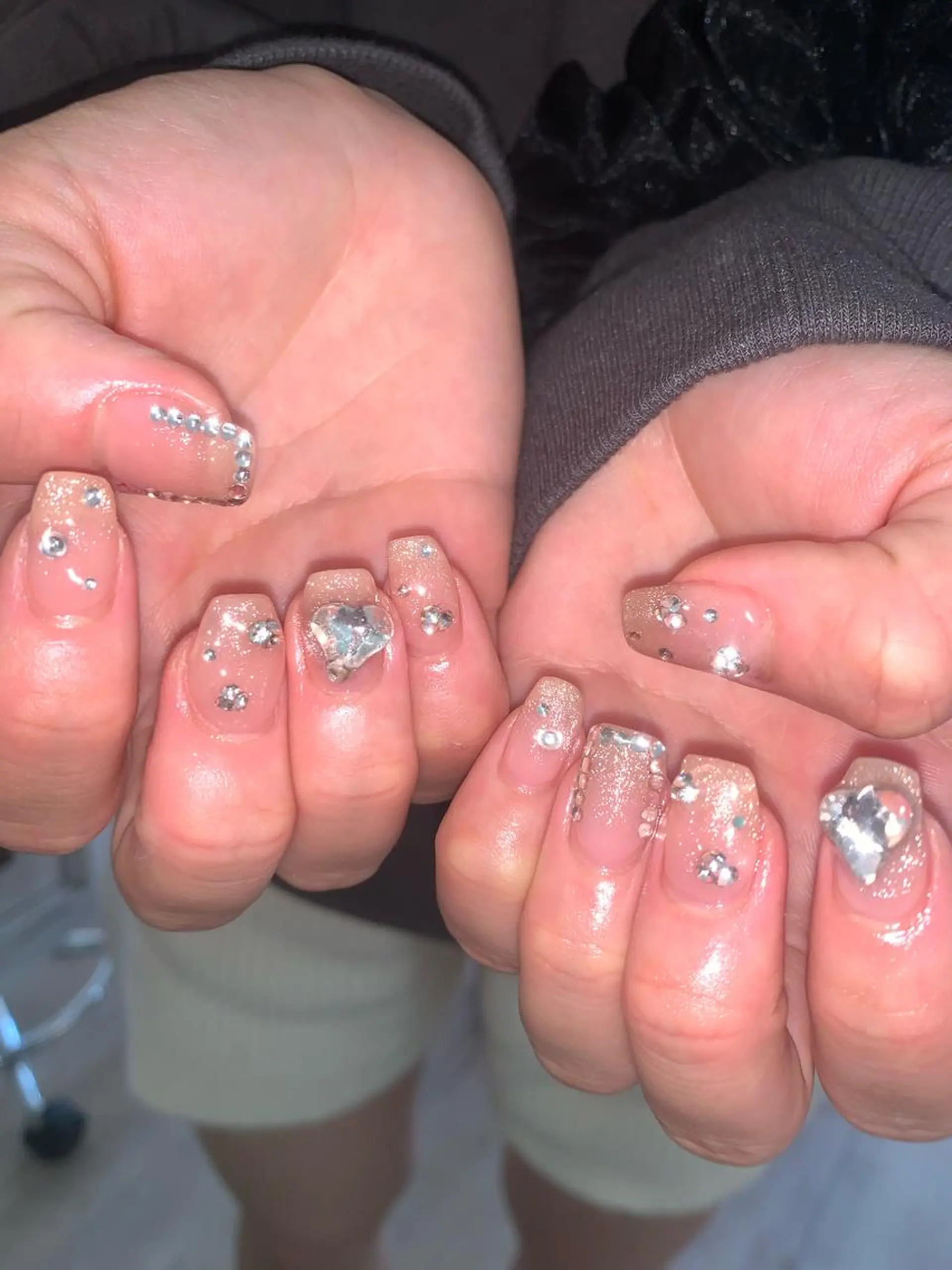 ネイル ハート マグネットネイル 持ち込み ハンドネイル tamami _表参道/原宿のネイルデザイン