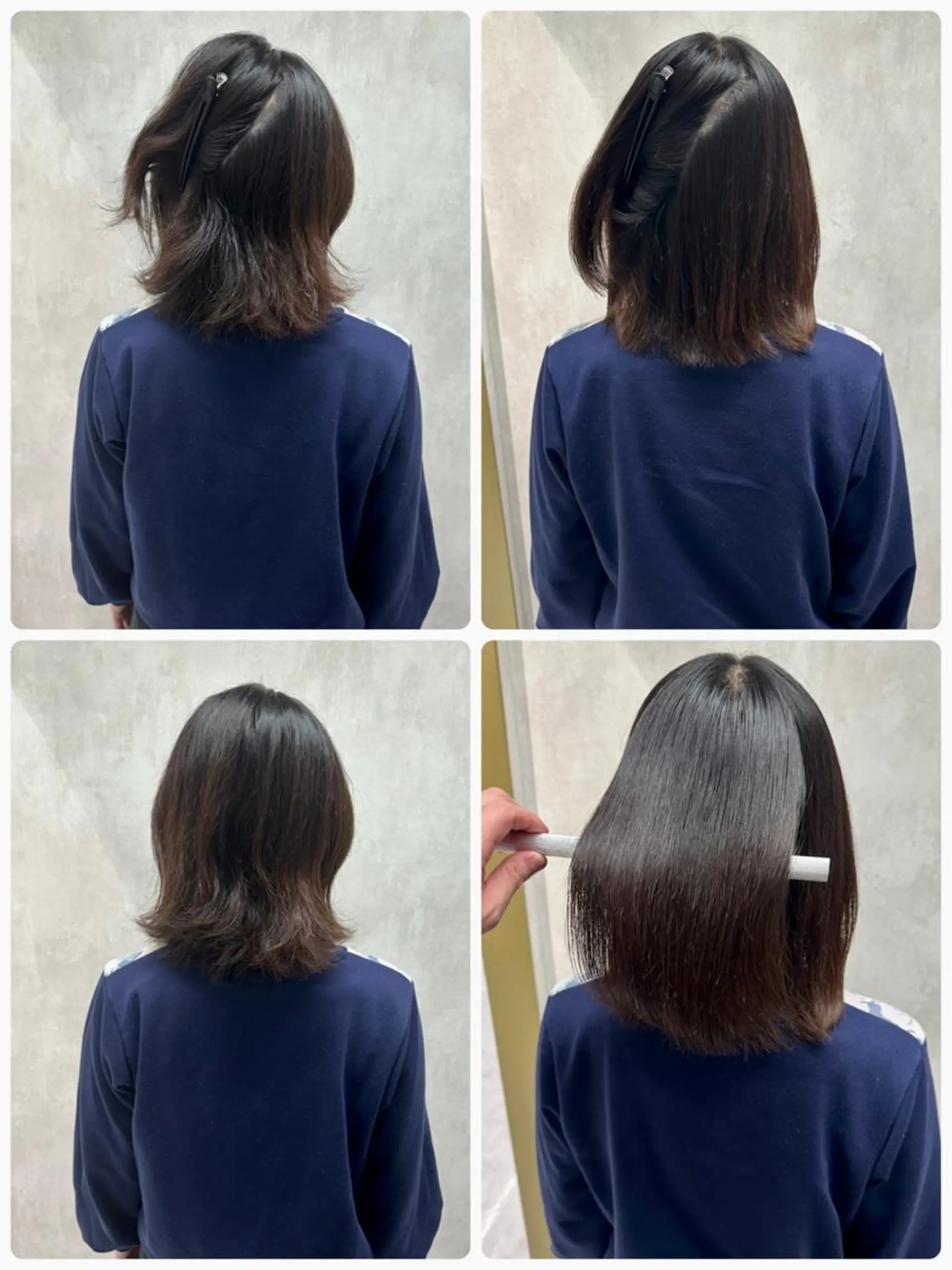 ミディアム 縮毛矯正 トリートメント ⚠️美容室迷子⚠️ 谷口にお任せ😊のヘアスタイル