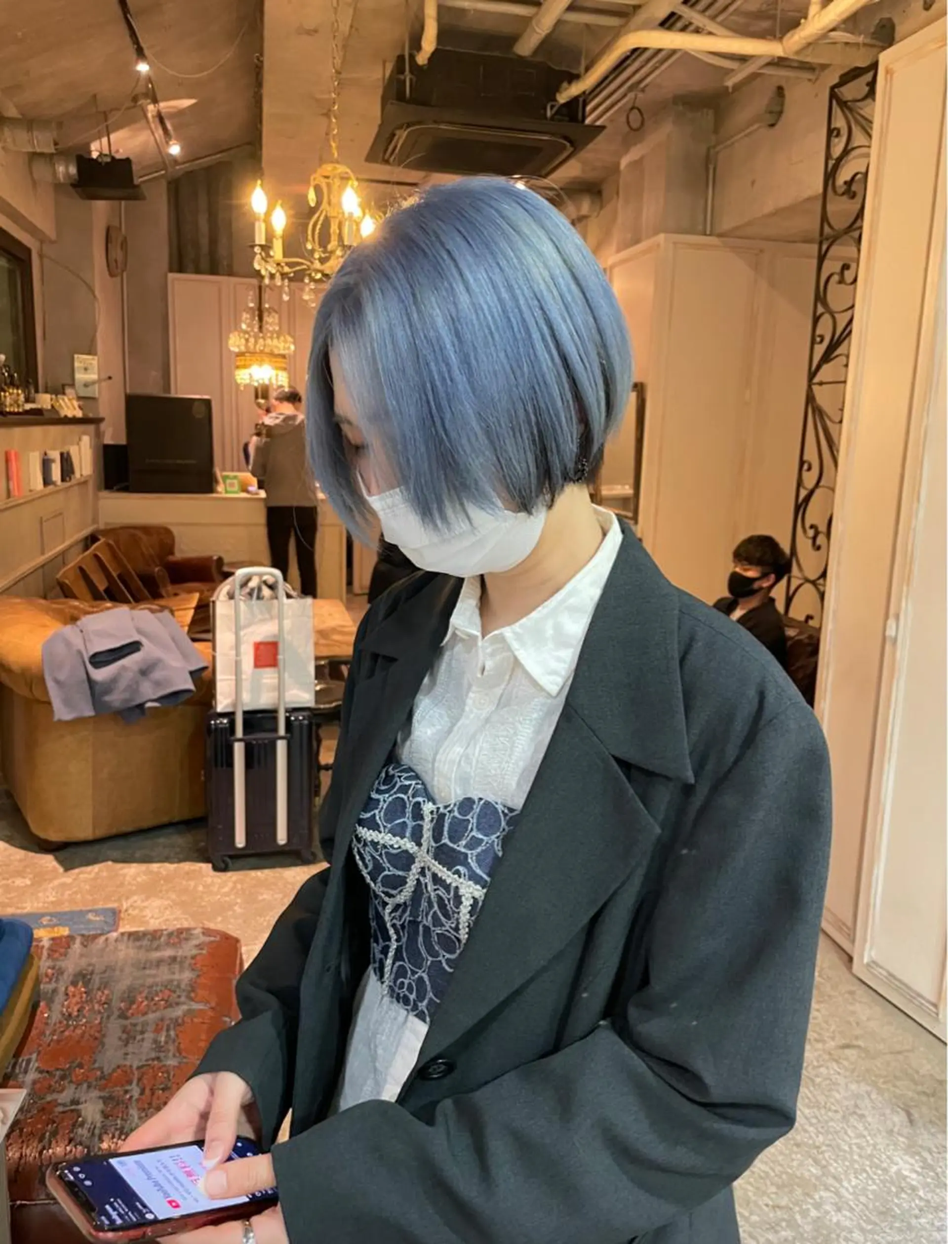 ショート カット ヘアカラー トリートメント 🔥女子ウケ🔥 メンズカットRIOのヘアスタイル