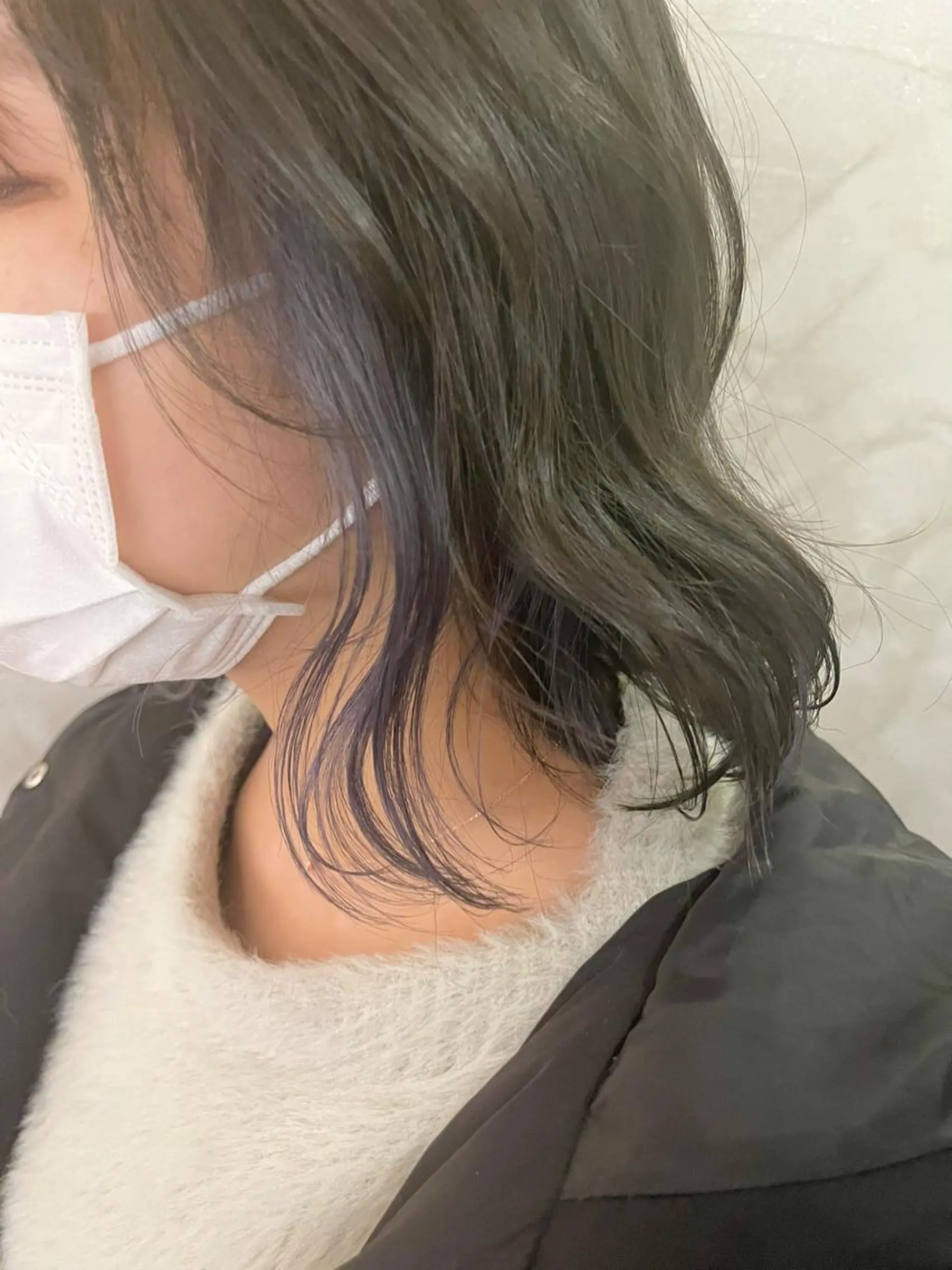 ミディアム カラー ラベンダーカラー シルバー ヘアカラー 透明感カラー/ ブリーチ無し/RYOのヘアスタイル