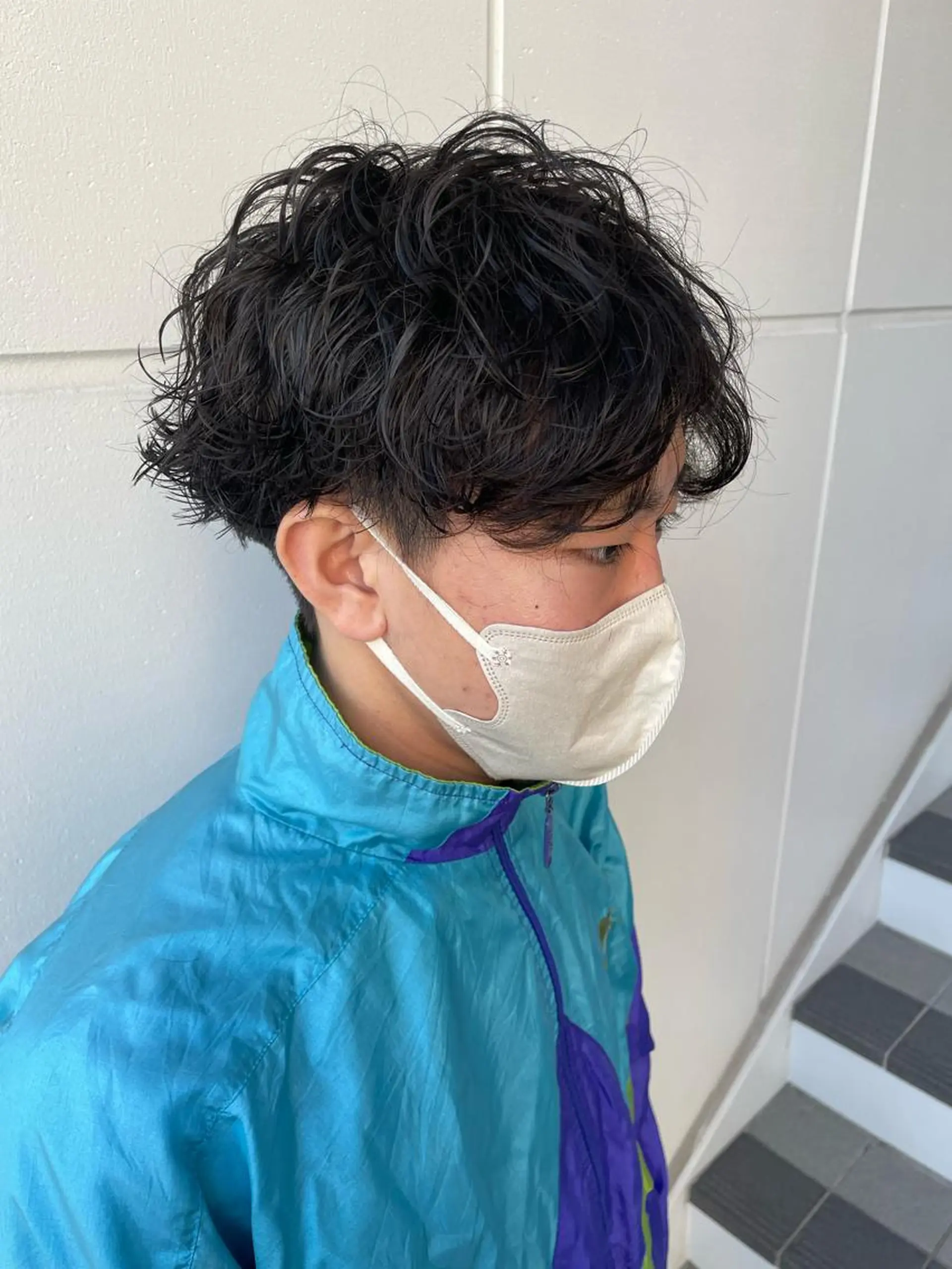 ショート パーマ メンズ 辻堂メンズ特化 YU-YAのヘアスタイル