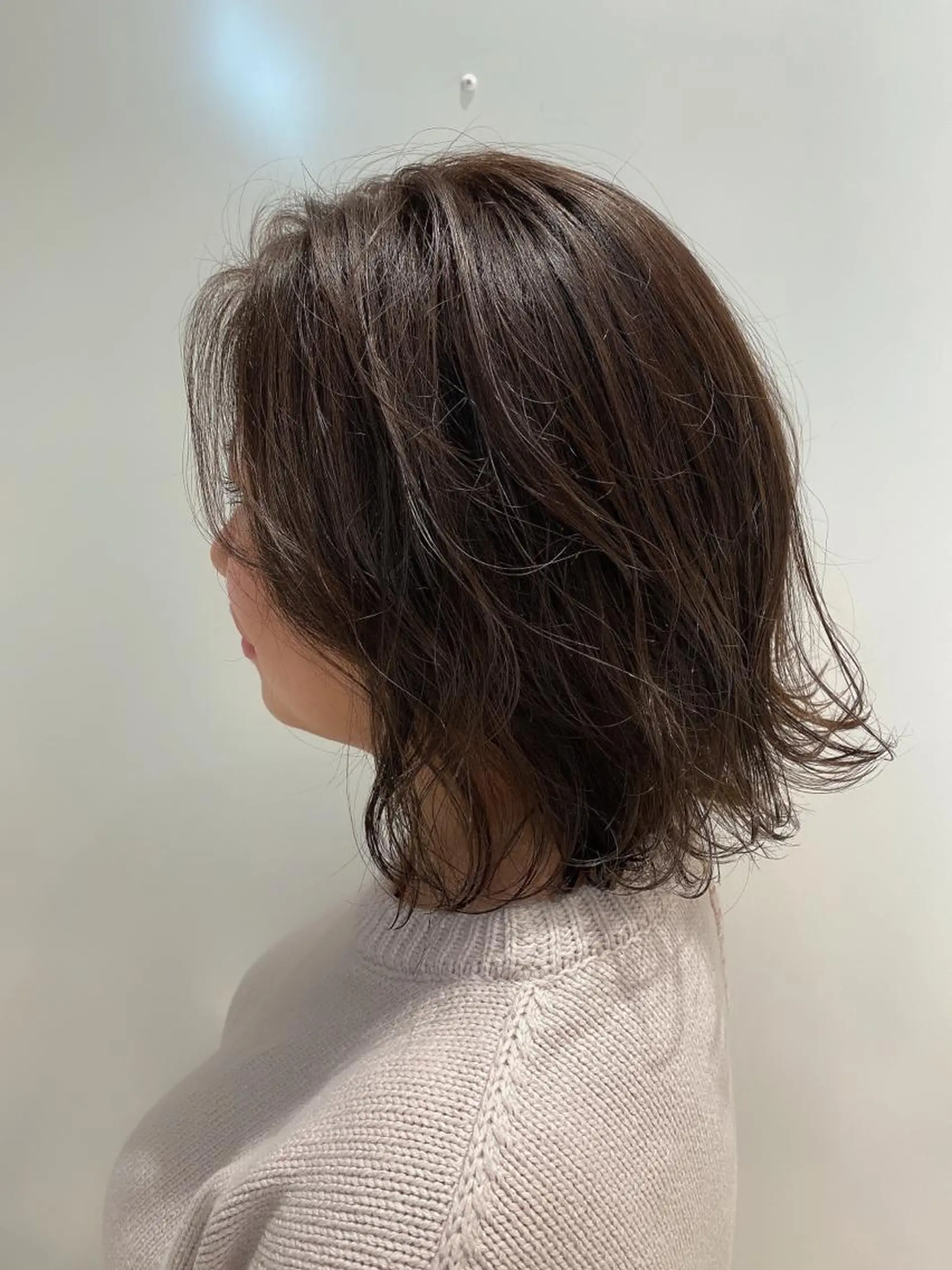 ミディアム カラー 堀切 舞のヘアスタイル