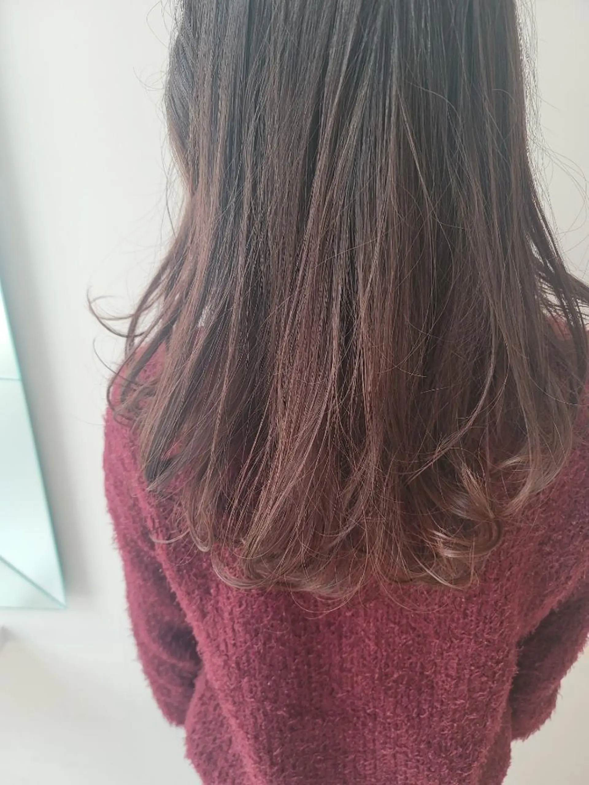 ロング カラー グラデーションカラー ピンクカラー 鈴木 翠のヘアスタイル