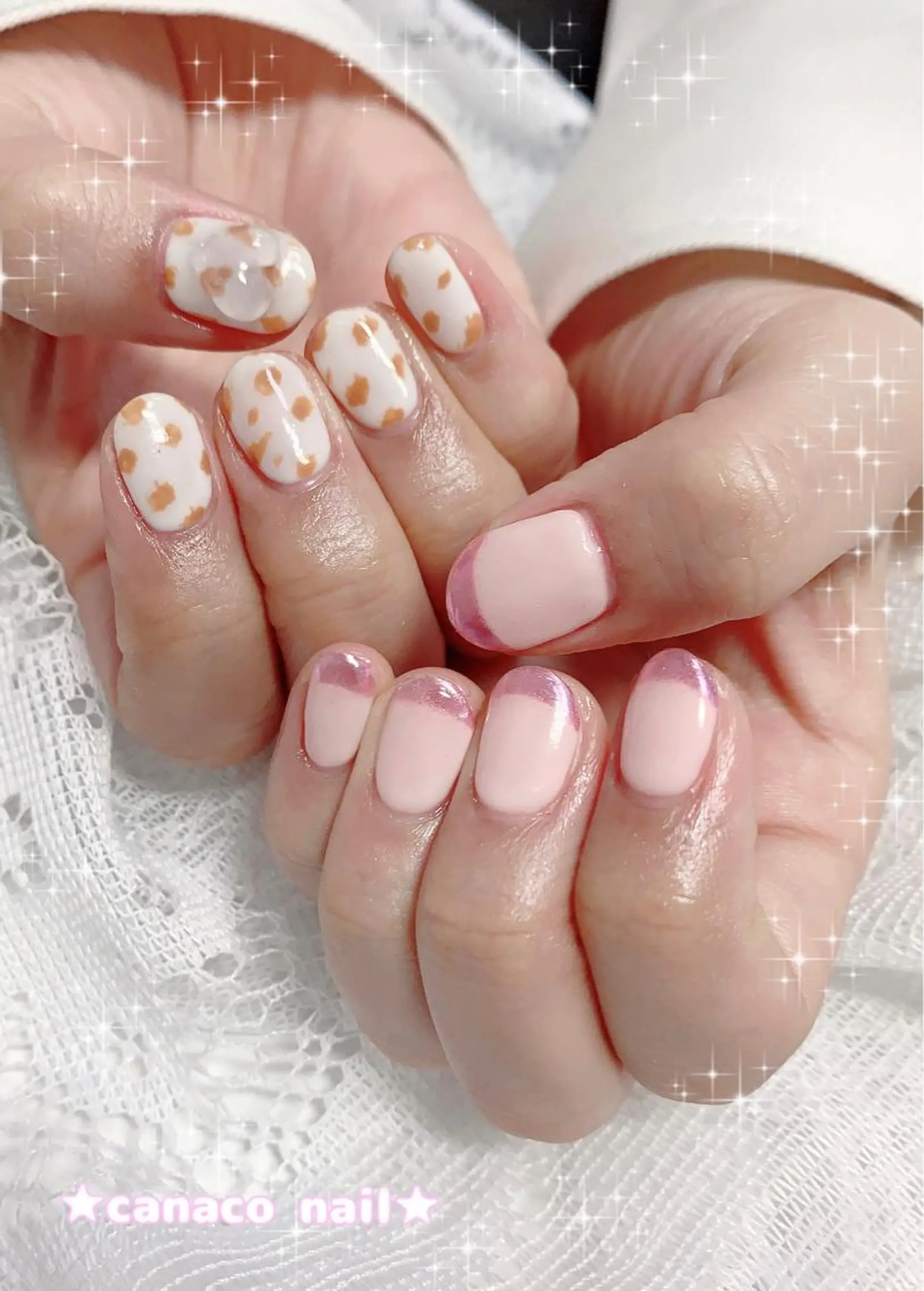 ネイル アートネイル クリアネイル フレンチネイル ジェルネイル ハート ハンドネイル ハンドケア ベテランネイル cnc  nailのネイルデザイン