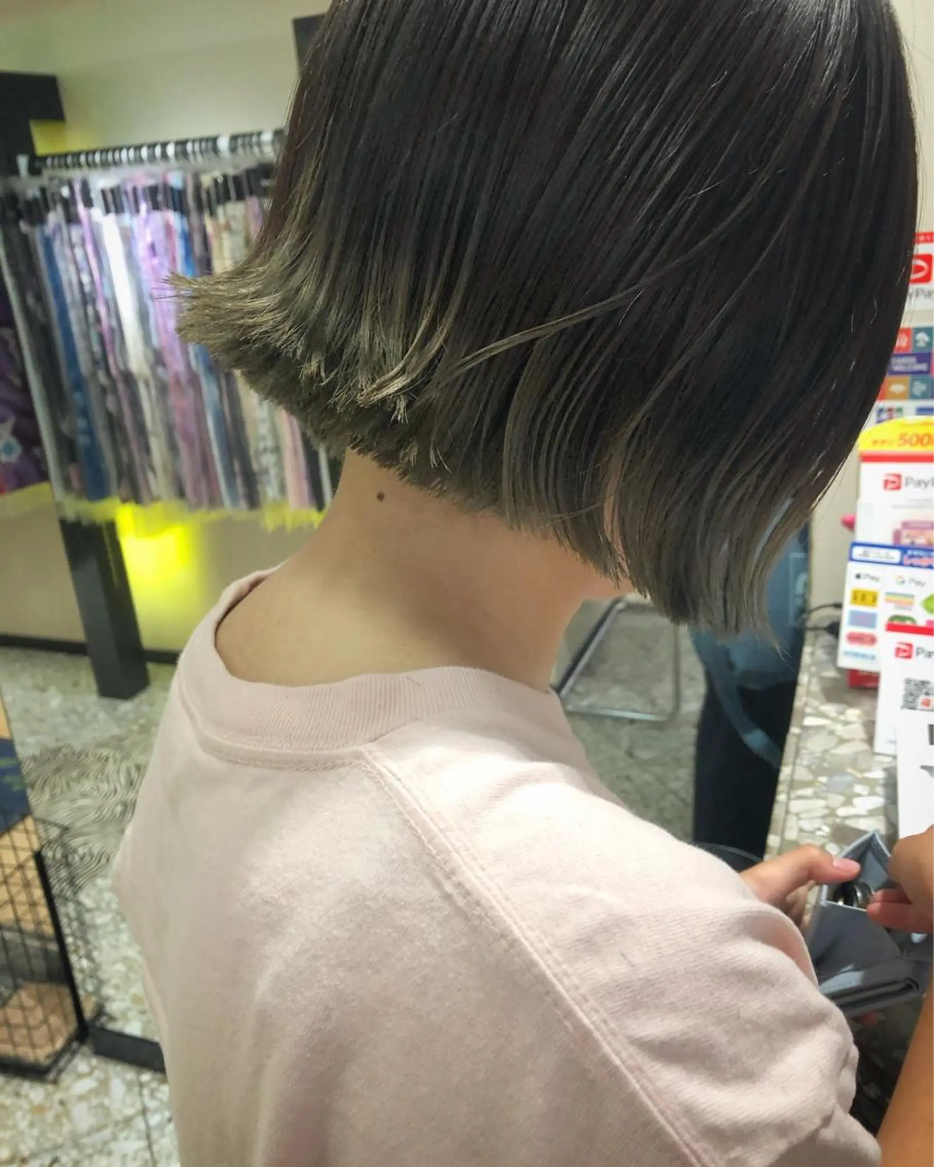 ショート カラー ブリーチ カット ヘアカラー トリートメント ボブ/ミニボブ/ 立河今日子のヘアスタイル